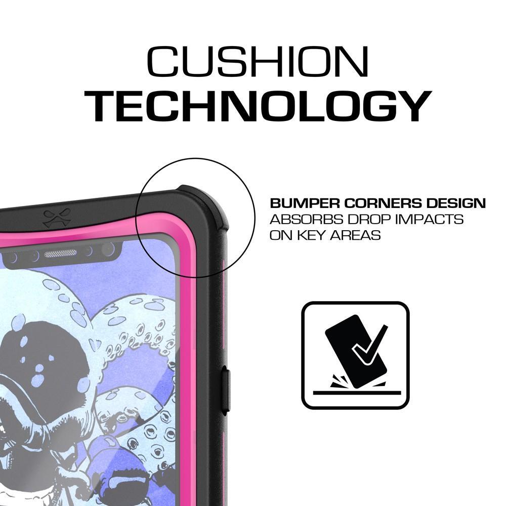 iPhone X  Case ,Ghostek Nautical Series  for iPhone X Rugged Heavy Duty Case | PINK - PunkCase NZ