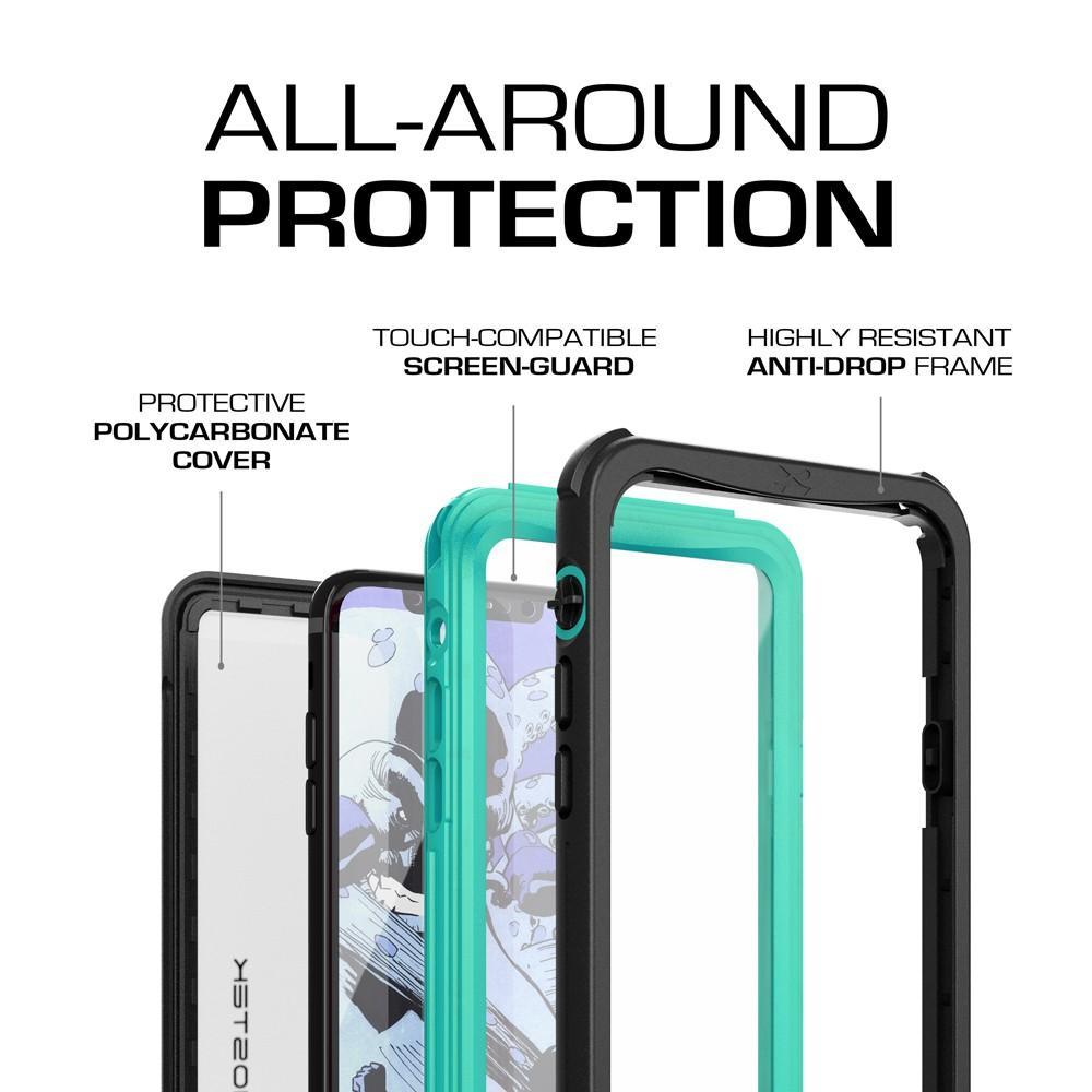 iPhone X  Case ,Ghostek Nautical Series  for iPhone X Rugged Heavy Duty Case |  TEAL - PunkCase NZ