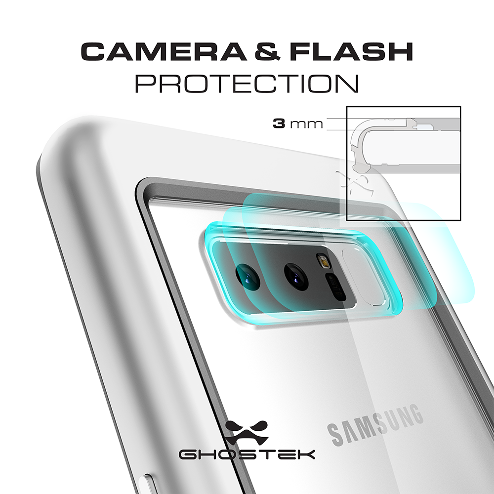 Galaxy Note 8, Ghostek Atomic Slim Galaxy Note 8 Case Shockproof Impact Hybrid Modern Design  | Gold - PunkCase NZ