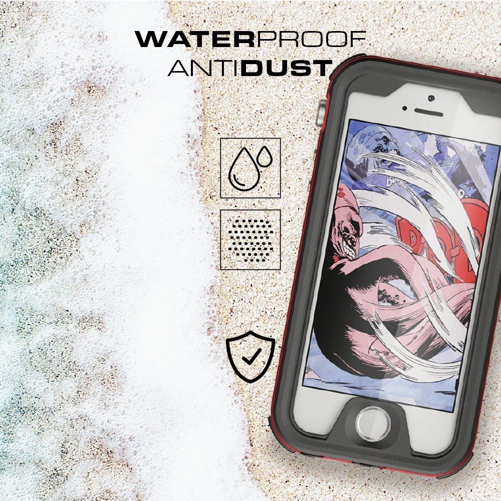 iPhone SE Waterproof Case, Ghostek® Atomic 3.0 Gold Series for Apple iPhone 5, 5S & SE - PunkCase NZ
