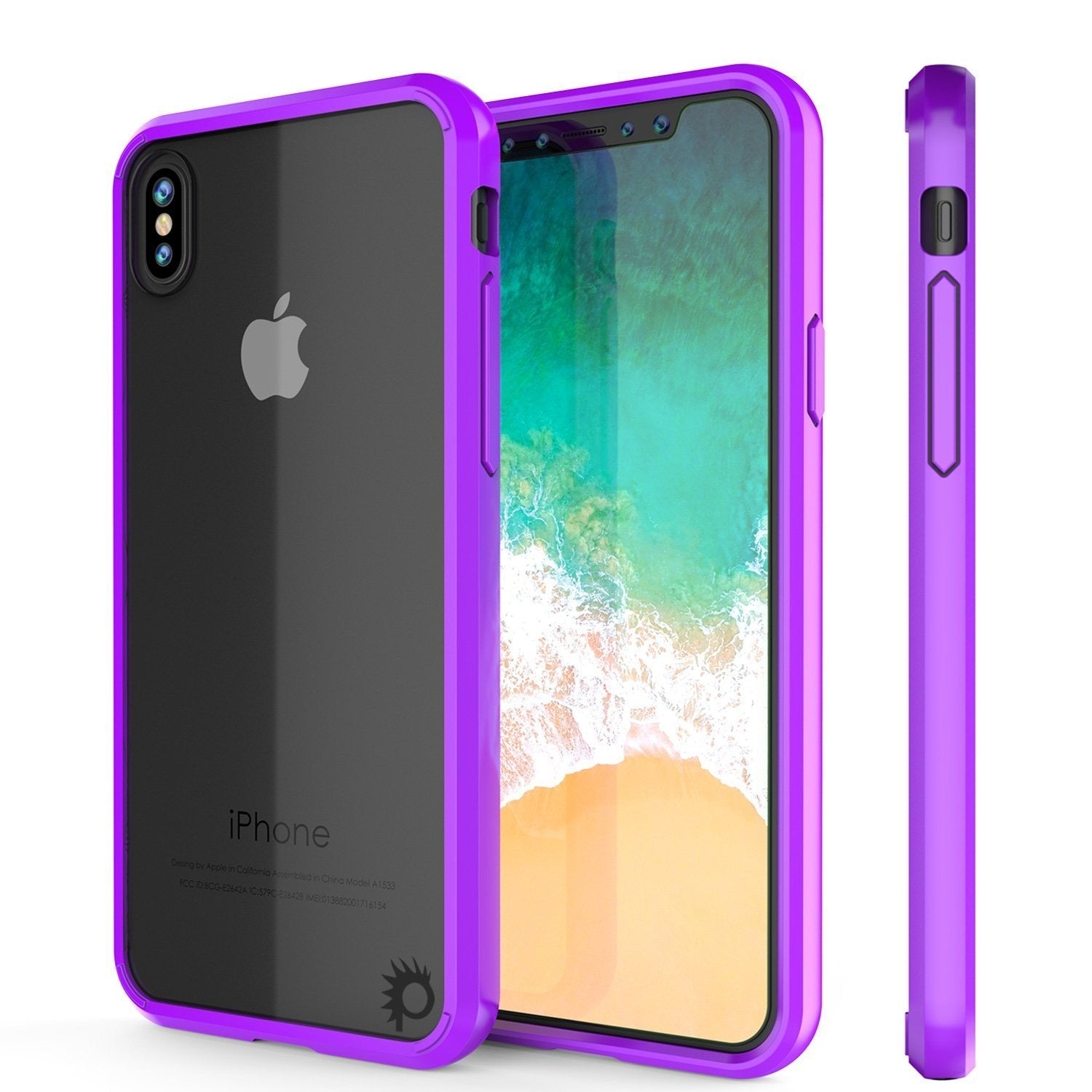 iPhone XR Case, PUNKcase [Lucid 2.0 Series] [Slim Fit] Armor Cover [Purple]