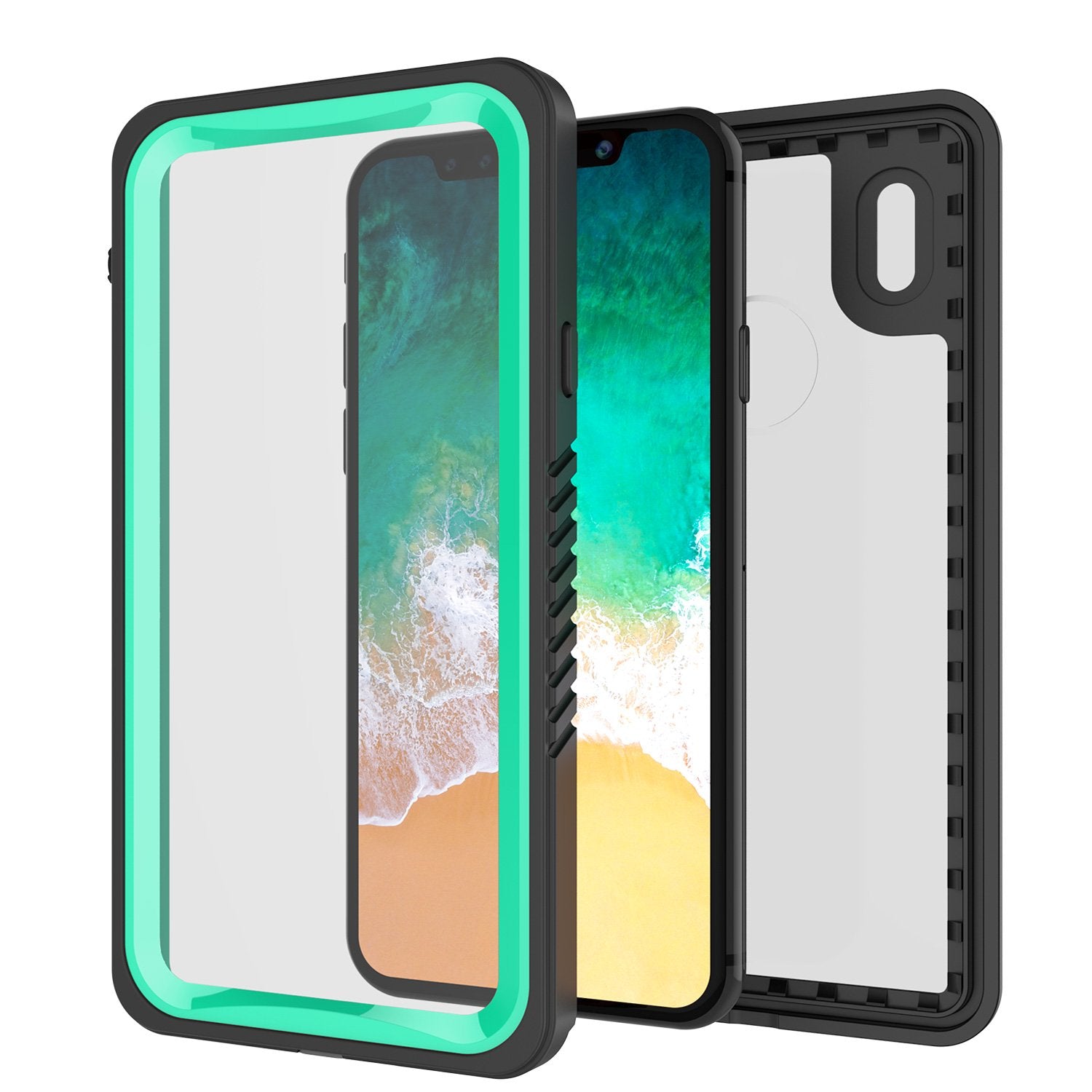 iPhone X Case, Punkcase [Extreme Series] [Slim Fit] [IP68 Certified] [Teal] - PunkCase NZ
