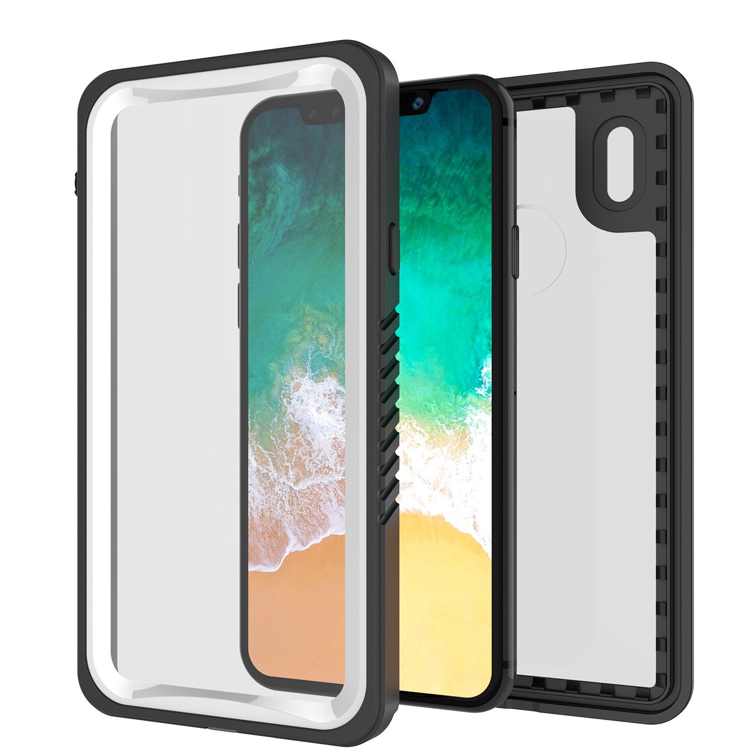 iPhone X Case, Punkcase Extreme Series | Slim Fit | IP68 Certified | Shockproof | Snowproof | Dirtproof  Armor Cover [White] - PunkCase NZ