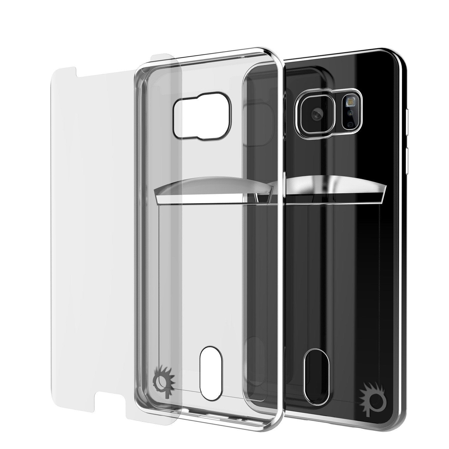 Galaxy S7 Case, PUNKCASE® LUCID Silver Series | Card Slot | SHIELD Screen Protector | Ultra fit - PunkCase NZ