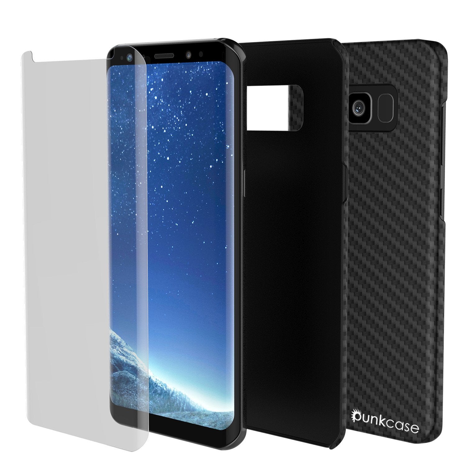 Galaxy S8 Plus Case, PunkCase CarbonShield, Jet Black - PunkCase NZ