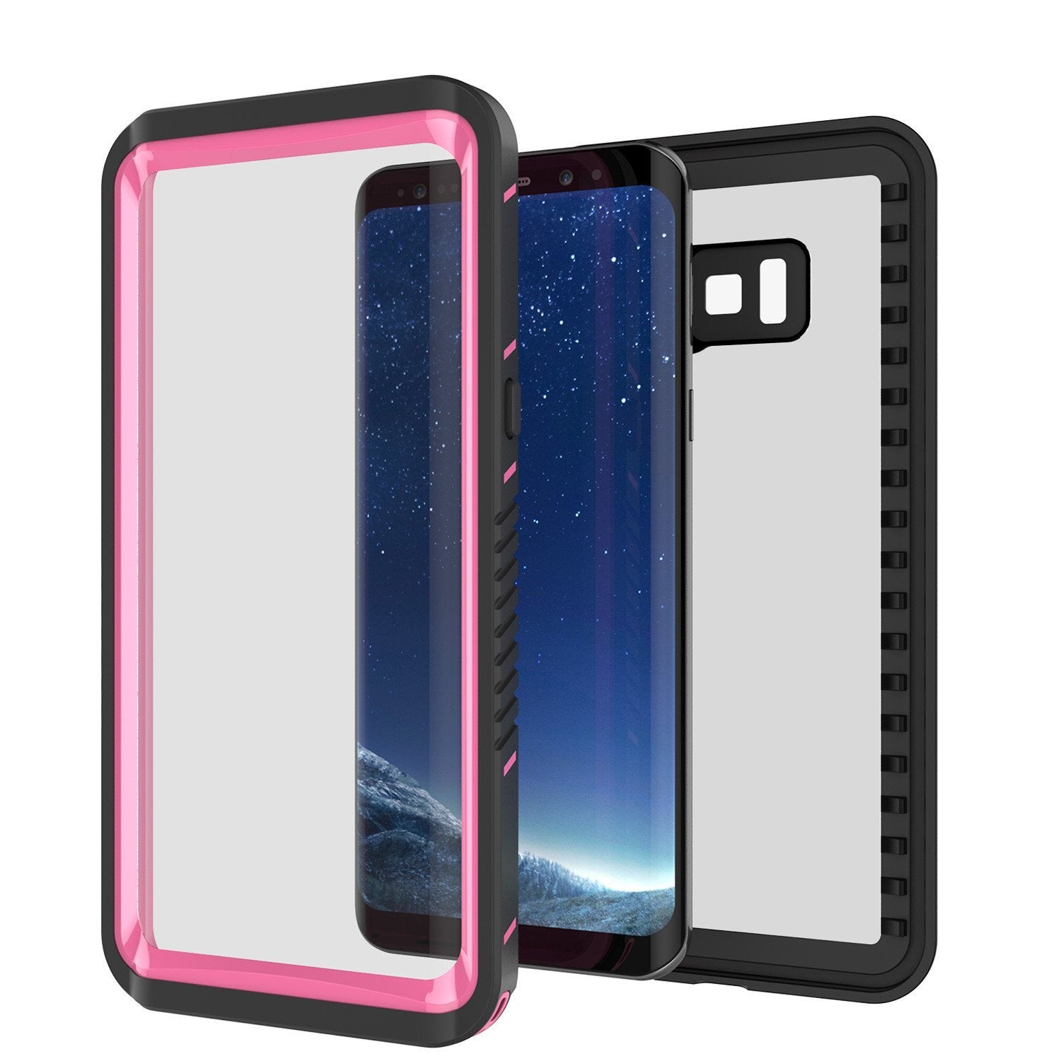 Galaxy S8 PLUS Waterproof Case, Punkcase [Extreme Series] [Slim Fit] [IP68 Certified] [Shockproof] [Snowproof] [Dirproof] Armor Cover W/ Built In Screen Protector for Samsung Galaxy S8+ [Pink] - PunkCase NZ