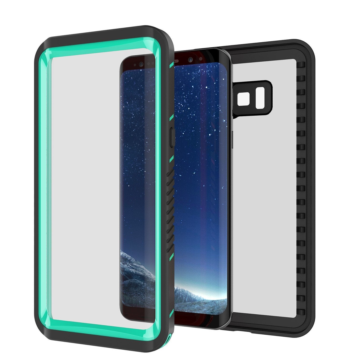 Galaxy S8 PLUS Waterproof Case, Punkcase [Extreme Series] [Slim Fit] [IP68 Certified] [Shockproof] [Snowproof] [Dirproof] Armor Cover W/ Built In Screen Protector for Samsung Galaxy S8+ [Teal] - PunkCase NZ