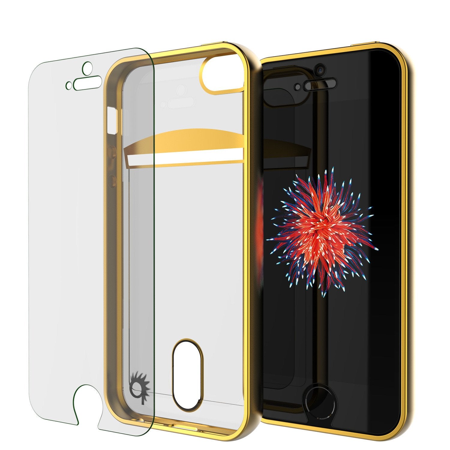 iPhone SE/5S/5 Case, PUNKCASE® LUCID Gold Series | Card Slot | SHIELD Screen Protector | Ultra fit - PunkCase NZ