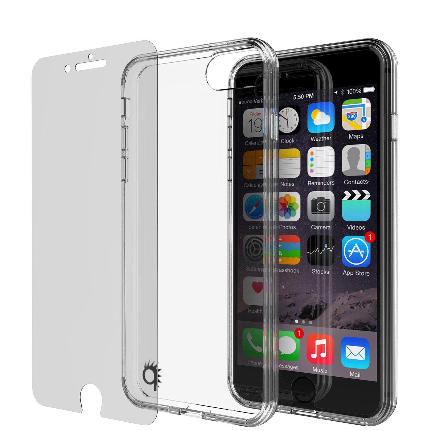 iPhone 8 Case Punkcase® LUCID 2.0 Clear Series Series w/ PUNK SHIELD Screen Protector | Ultra Fit - PunkCase NZ