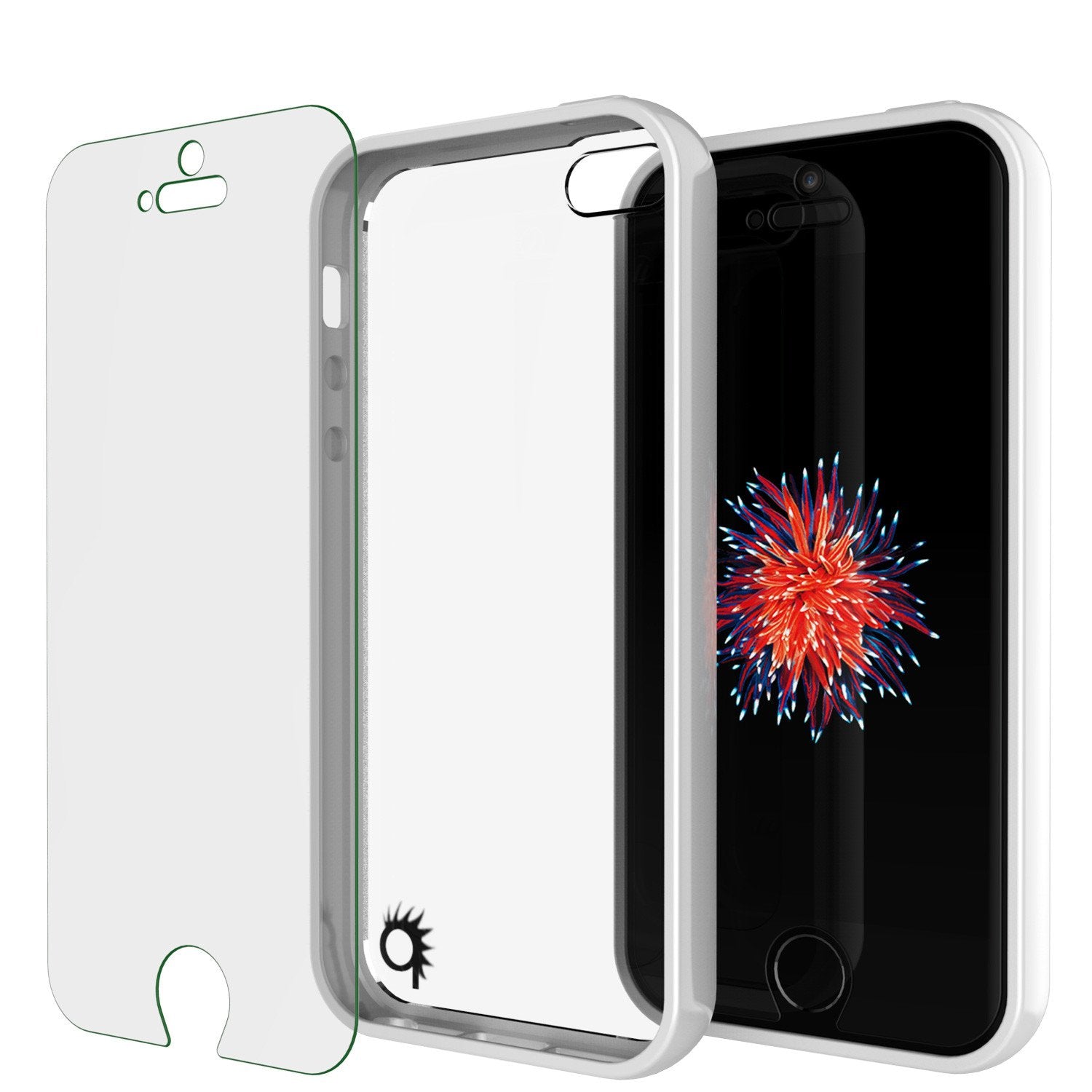 iPhone SE/5S/5 Case Punkcase® LUCID 2.0 White Series w/ PUNK SHIELD Screen Protector | Ultra Fit - PunkCase NZ