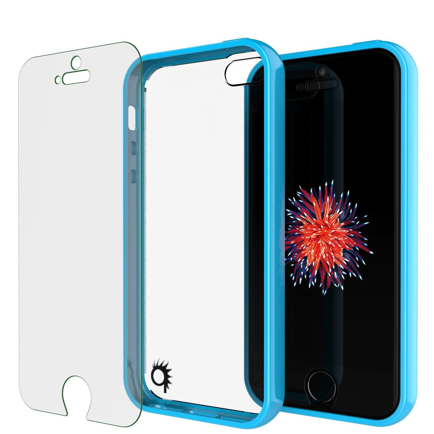 iPhone SE/5S/5 Case Punkcase® LUCID 2.0 Light Blue Series w/ PUNK SHIELD Screen Protector | Ultra Fit - PunkCase NZ