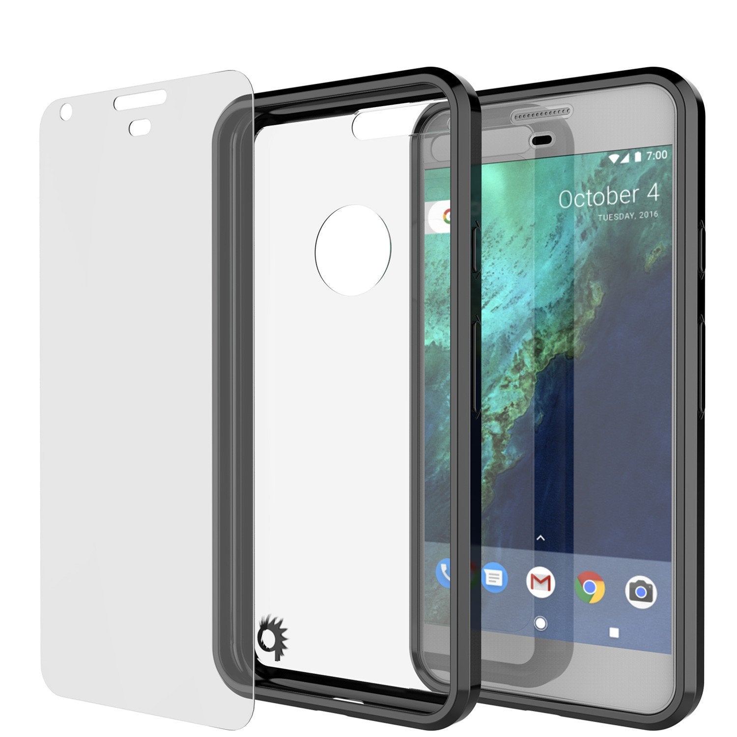 Google Pixel Case Punkcase® LUCID 2.0 Black Series w/ PUNK SHIELD Glass Screen Protector | Ultra Fit - PunkCase NZ
