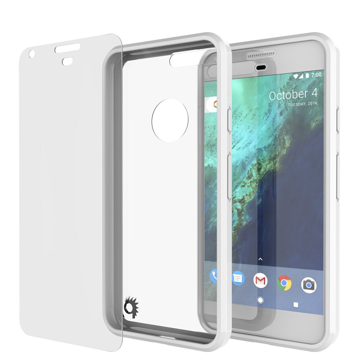 Google Pixel Case Punkcase® LUCID 2.0 White Series w/ PUNK SHIELD Glass Screen Protector | Ultra Fit - PunkCase NZ