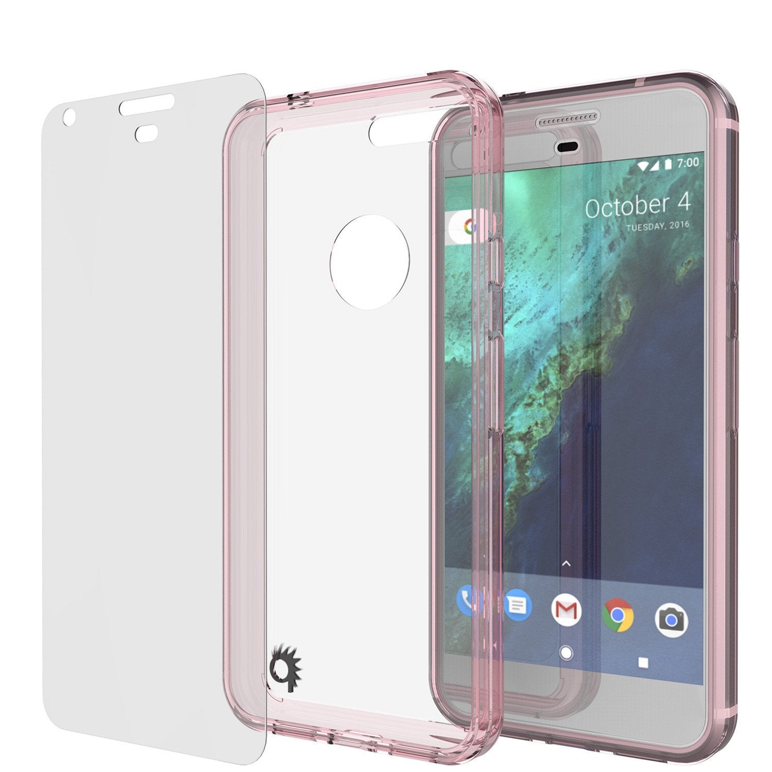Google Pixel XL Case Punkcase® LUCID 2.0 Crystal Pink Series w/ PUNK SHIELD Glass Screen Protector | Ultra Fit - PunkCase NZ