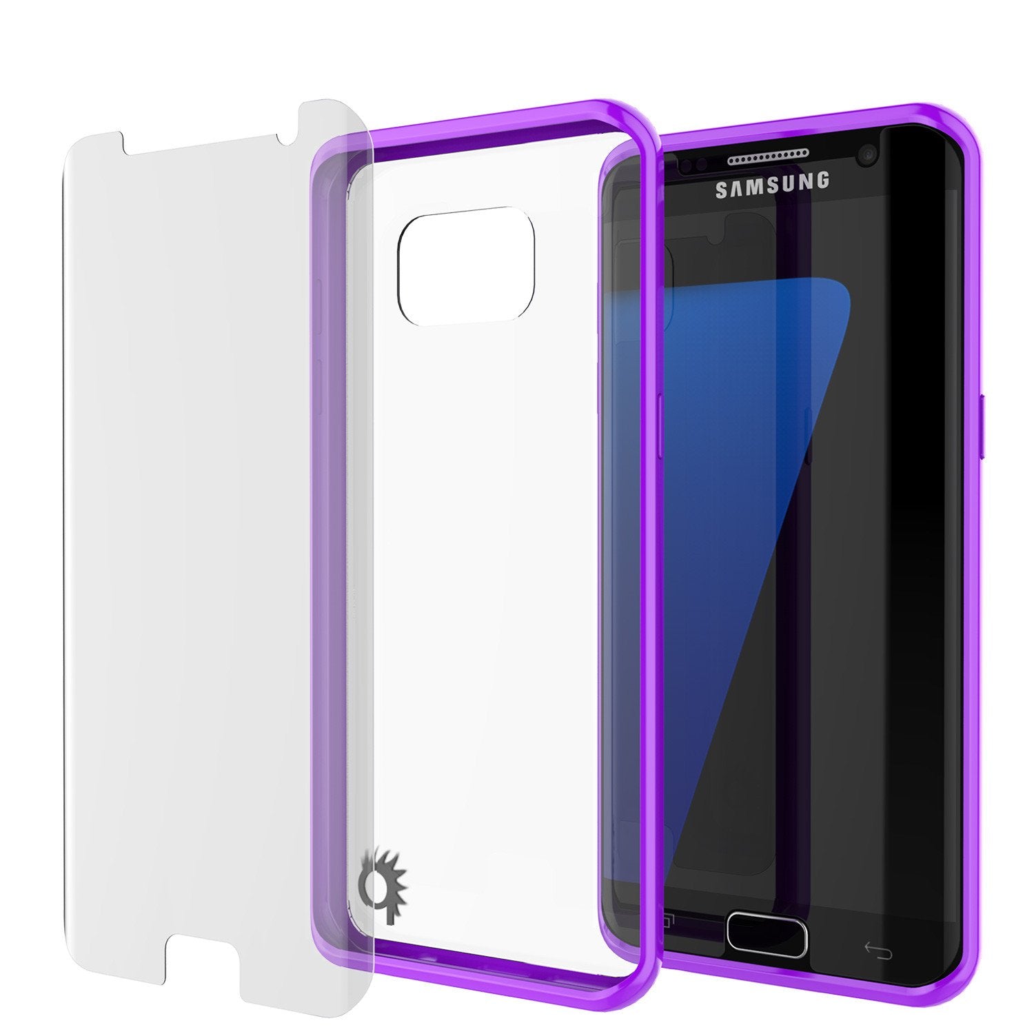S7 Edge Case Punkcase® LUCID 2.0 Purple Series w/ PUNK SHIELD Screen Protector | Ultra Fit - PunkCase NZ