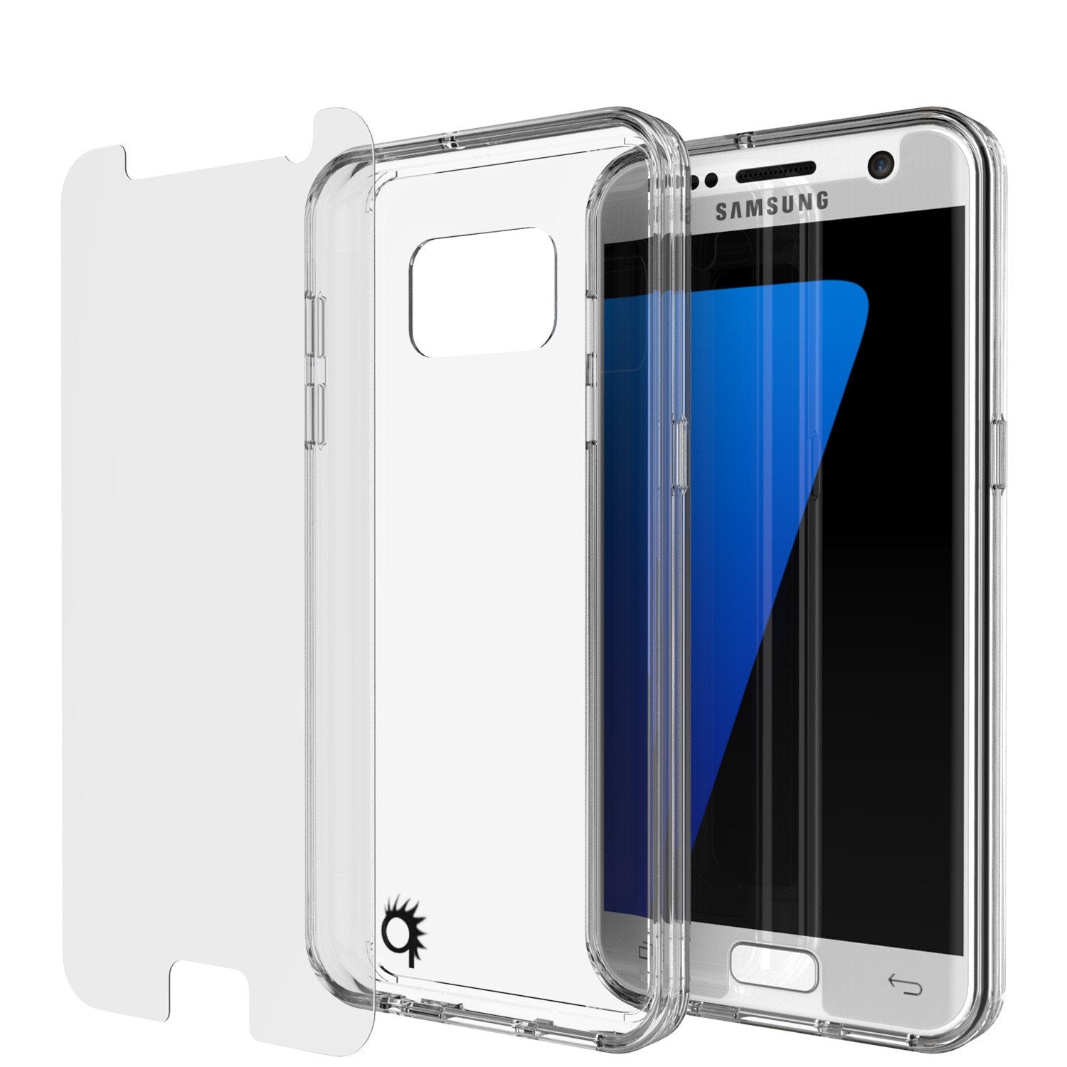 S7 Case Punkcase® LUCID 2.0 Clear Series w/ PUNK SHIELD Glass Screen Protector | Ultra Fit - PunkCase NZ