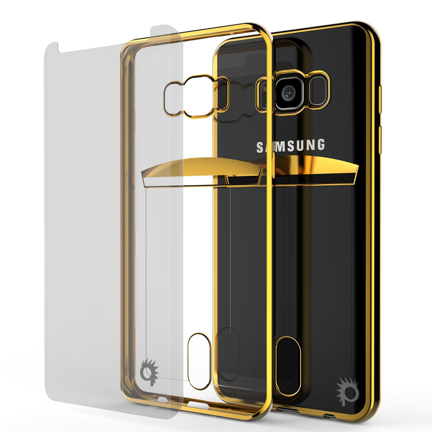 Galaxy S8 Plus Case, PUNKCASE® LUCID Gold Series | Card Slot | SHIELD Screen Protector | Ultra fit - PunkCase NZ