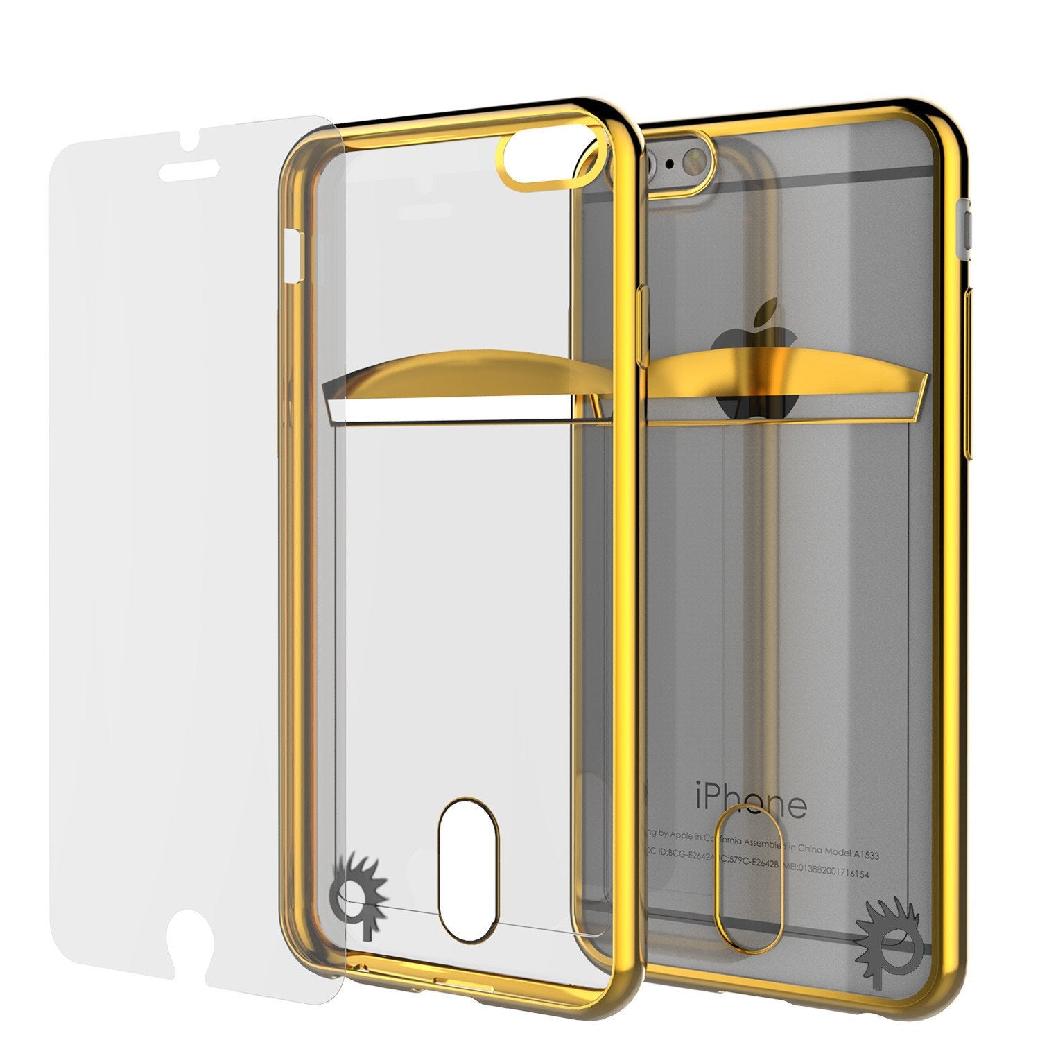 iPhone 6s+ Plus/6+ Plus Case, PUNKCASE® LUCID Gold Series | Card Slot | SHIELD Screen Protector - PunkCase NZ