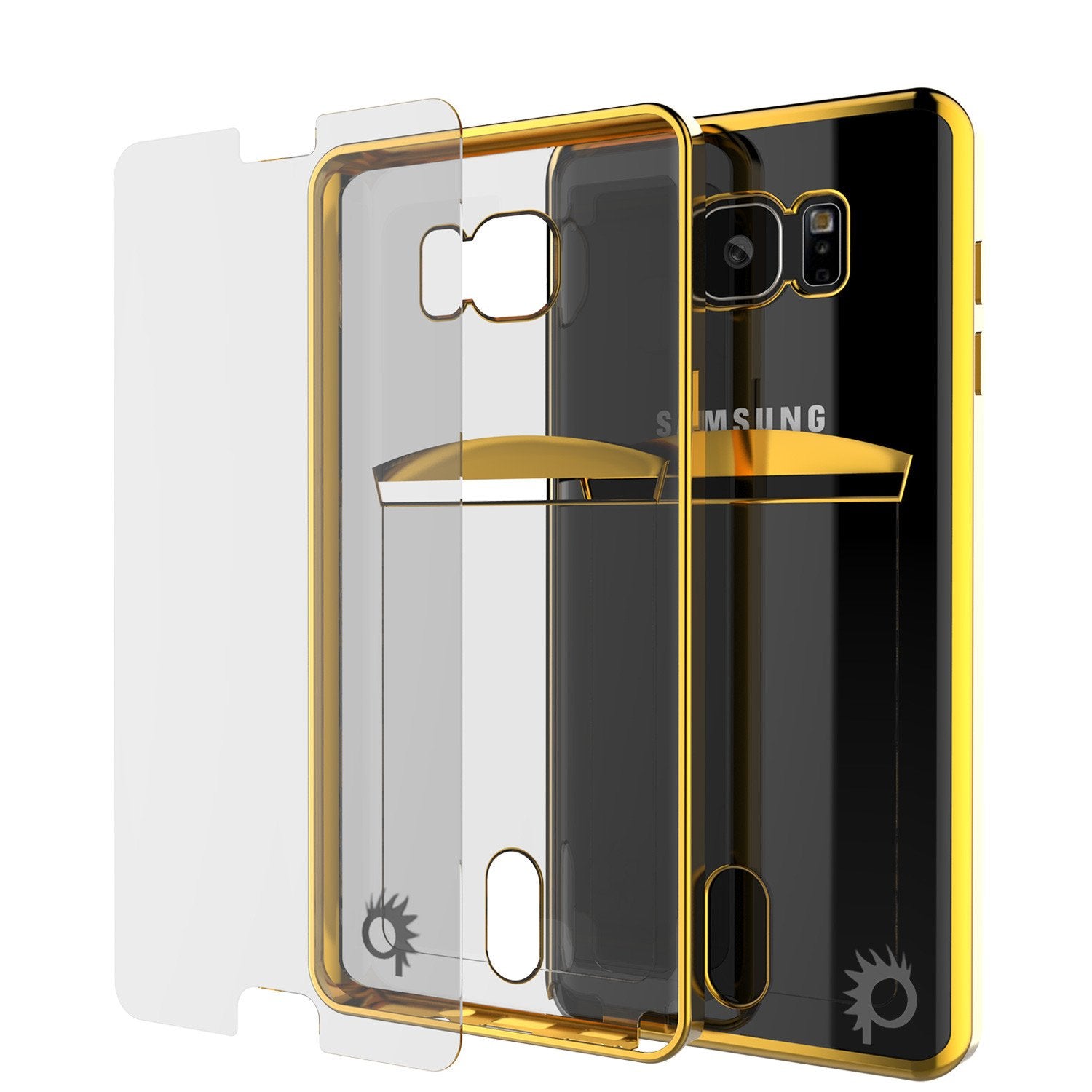 Galaxy Note 5 Case, PUNKCASE® LUCID Gold Series | Card Slot | SHIELD Screen Protector | Ultra fit