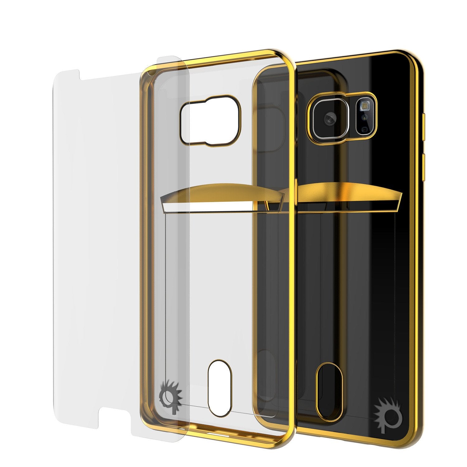 Galaxy S6 EDGE Case, PUNKCASE® LUCID Gold Series | Card Slot | SHIELD Screen Protector | Ultra fit - PunkCase NZ