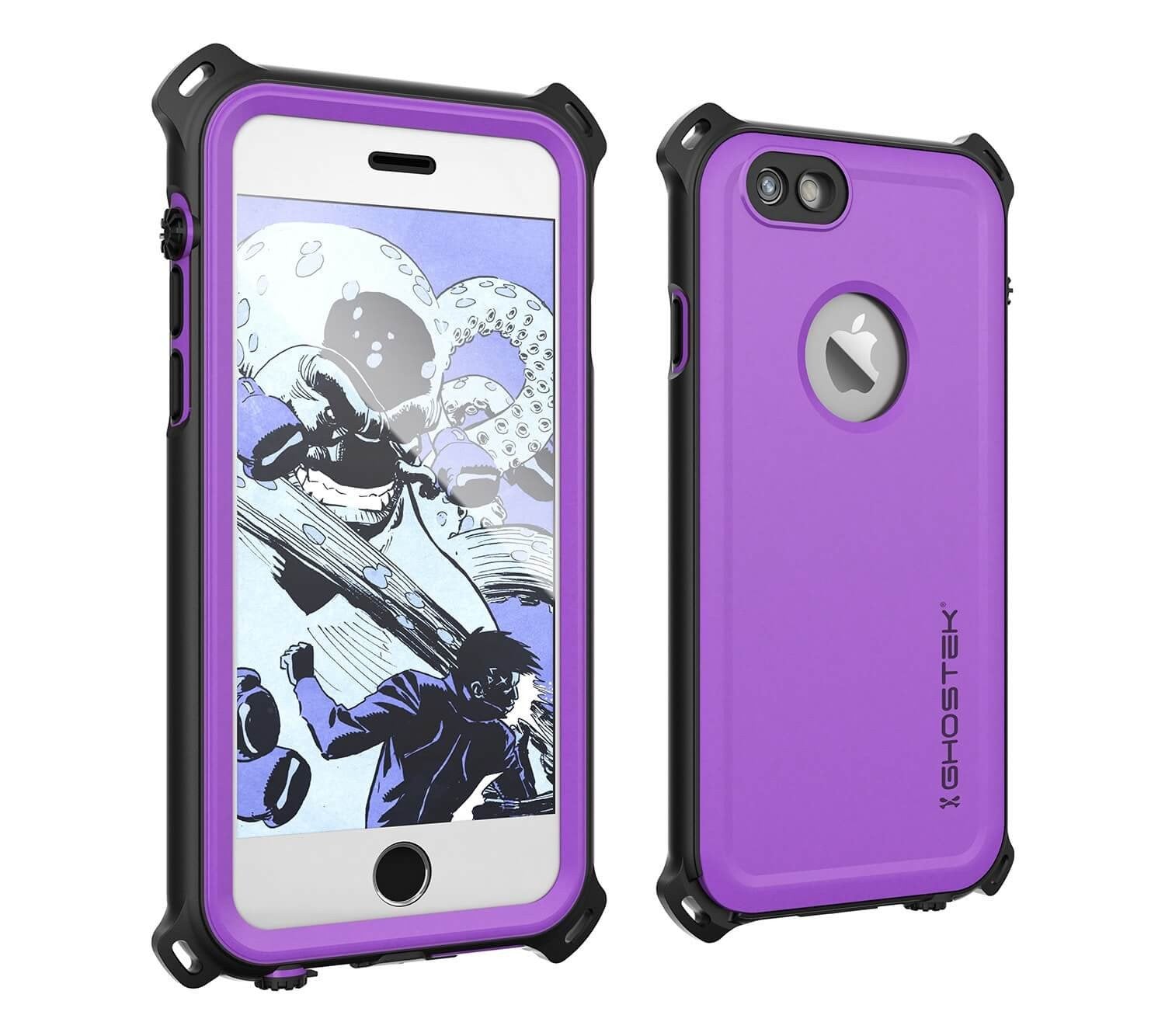 iPhone 6S/6 Waterproof Case, Ghostek® Nautical Purple Series| Underwater | Aluminum Frame - PunkCase NZ