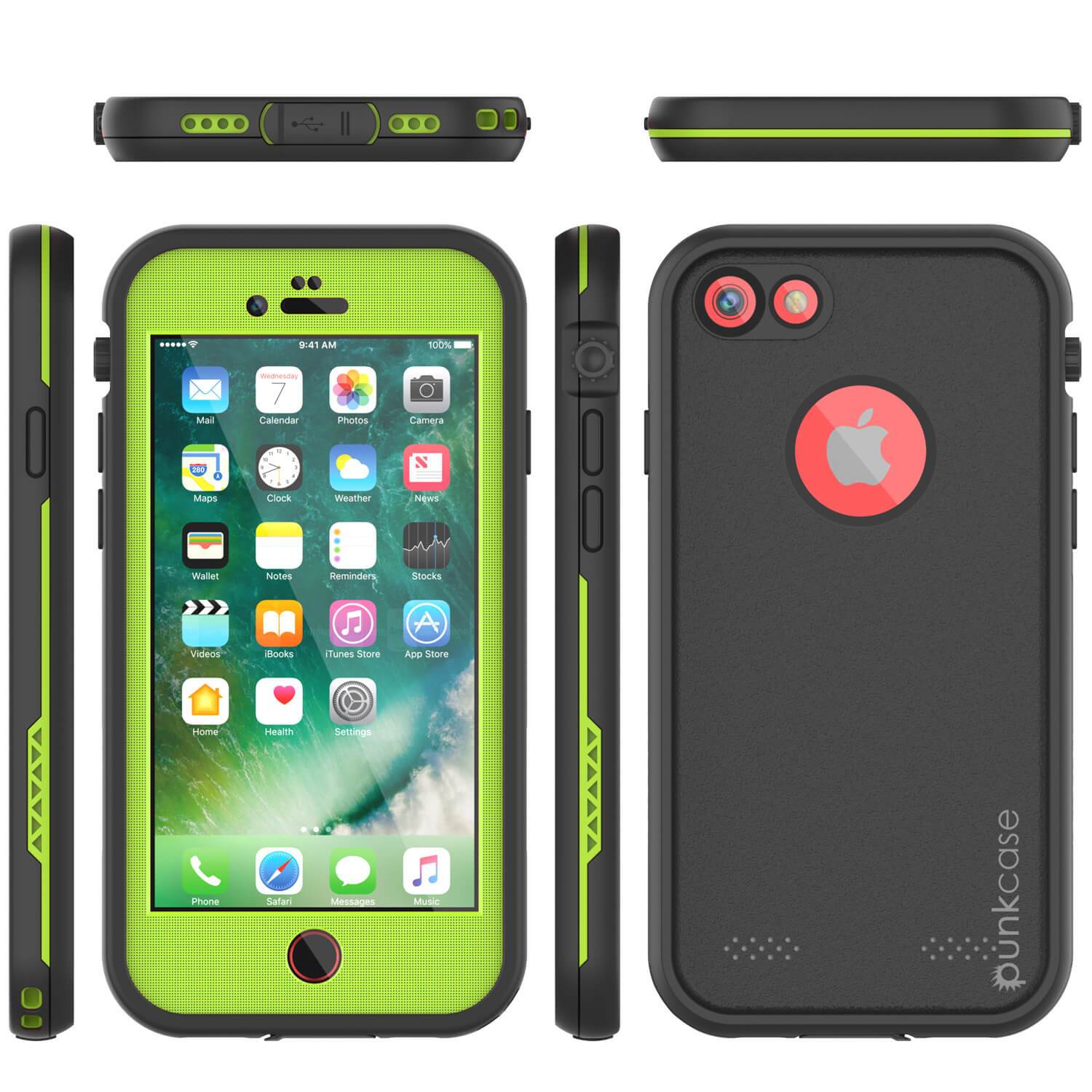 iPhone 7 Waterproof Case, Punkcase SpikeStar Light-Green Series | Thin Fit 6.6ft Underwater IP68 - PunkCase NZ