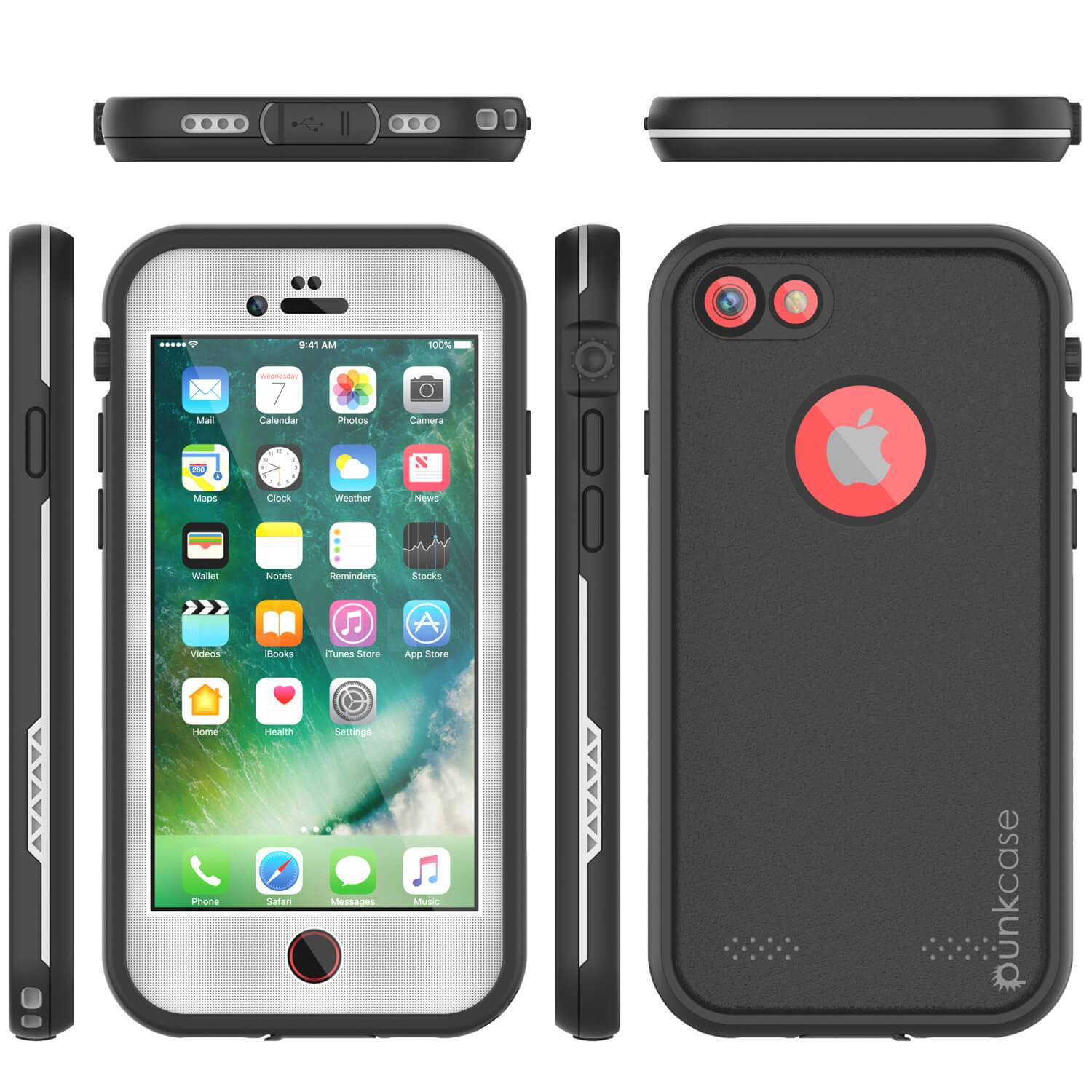 iPhone 7 Waterproof Case, Punkcase SpikeStar White Series | Thin Fit 6.6ft Underwater IP68 - PunkCase NZ