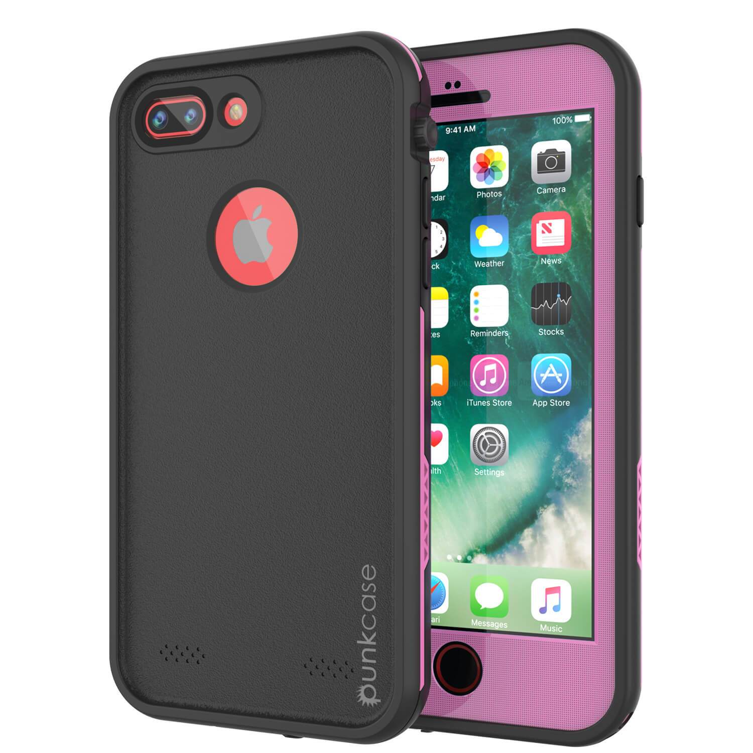 iPhone 8+ Plus Waterproof Case, Punkcase SpikeStar Pink Series | Thin Fit 6.6ft Underwater IP68 - PunkCase NZ