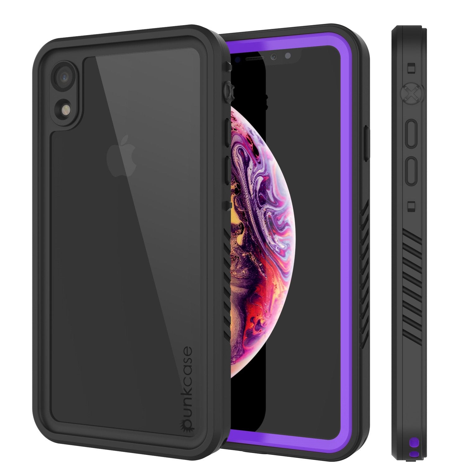 iPhone XR Waterproof Case, Punkcase [Extreme Series] Armor Cover W/ Built In Screen Protector [Purple] - PunkCase NZ