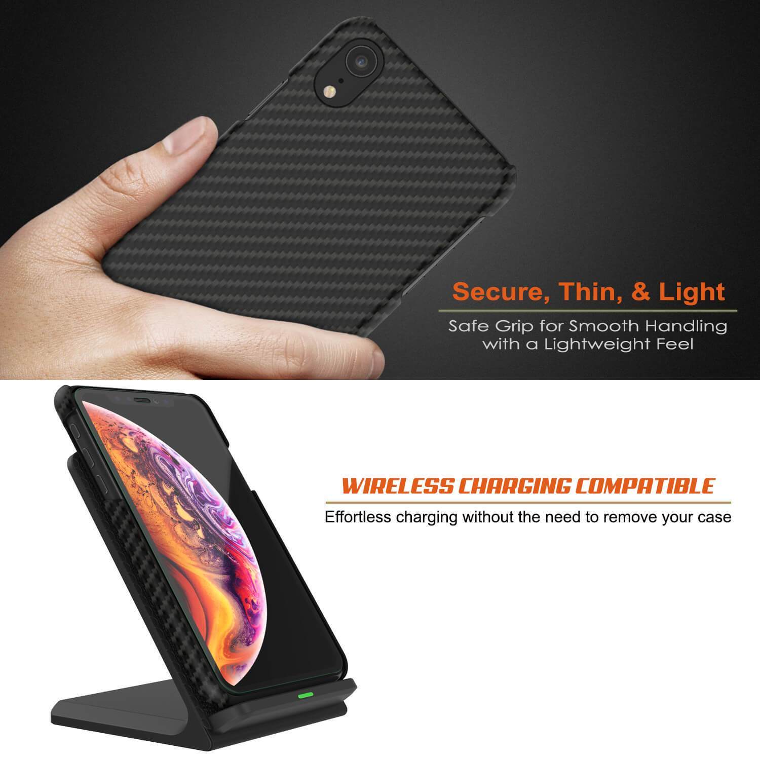 iPhone 11 Case, Punkcase CarbonShield, Heavy Duty & Ultra Thin 2 Piece Dual Layer [shockproof]