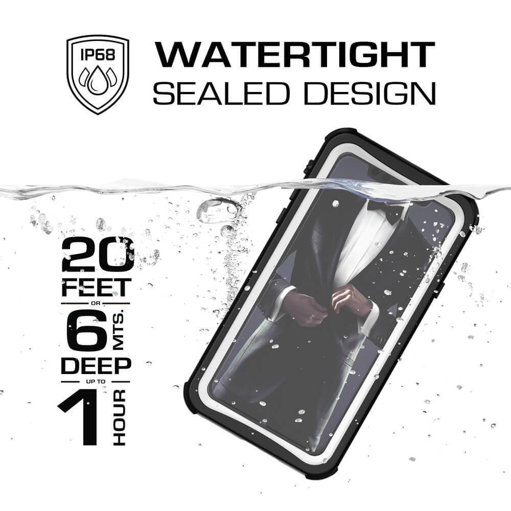 iPhone Xr  Case ,Ghostek Nautical Series  for iPhone Xr Rugged Heavy Duty Case | WHITE - PunkCase NZ
