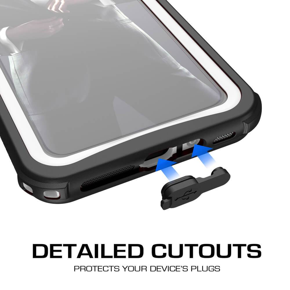 iPhone Xr  Case ,Ghostek Nautical Series  for iPhone Xr Rugged Heavy Duty Case | WHITE - PunkCase NZ
