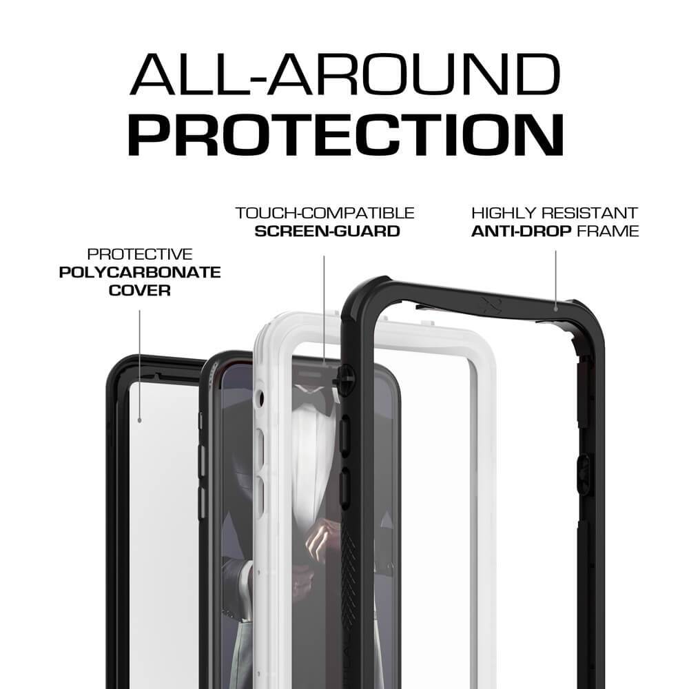 iPhone Xr  Case ,Ghostek Nautical Series  for iPhone Xr Rugged Heavy Duty Case | WHITE - PunkCase NZ
