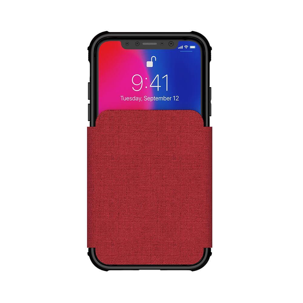 iPhone Xs Max Case, Ghostek Exec 3 Series for iPhone Xs Max / iPhone Pro Protective Wallet Case [RED] - PunkCase NZ