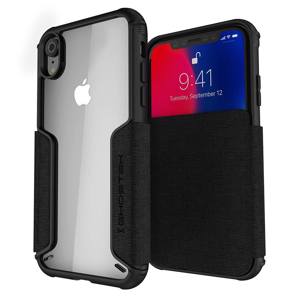 iPhone Xr Case, Ghostek Exec 3 Series for iPhone Xr / iPhone Pro Protective Wallet Case [BLACK] - PunkCase NZ