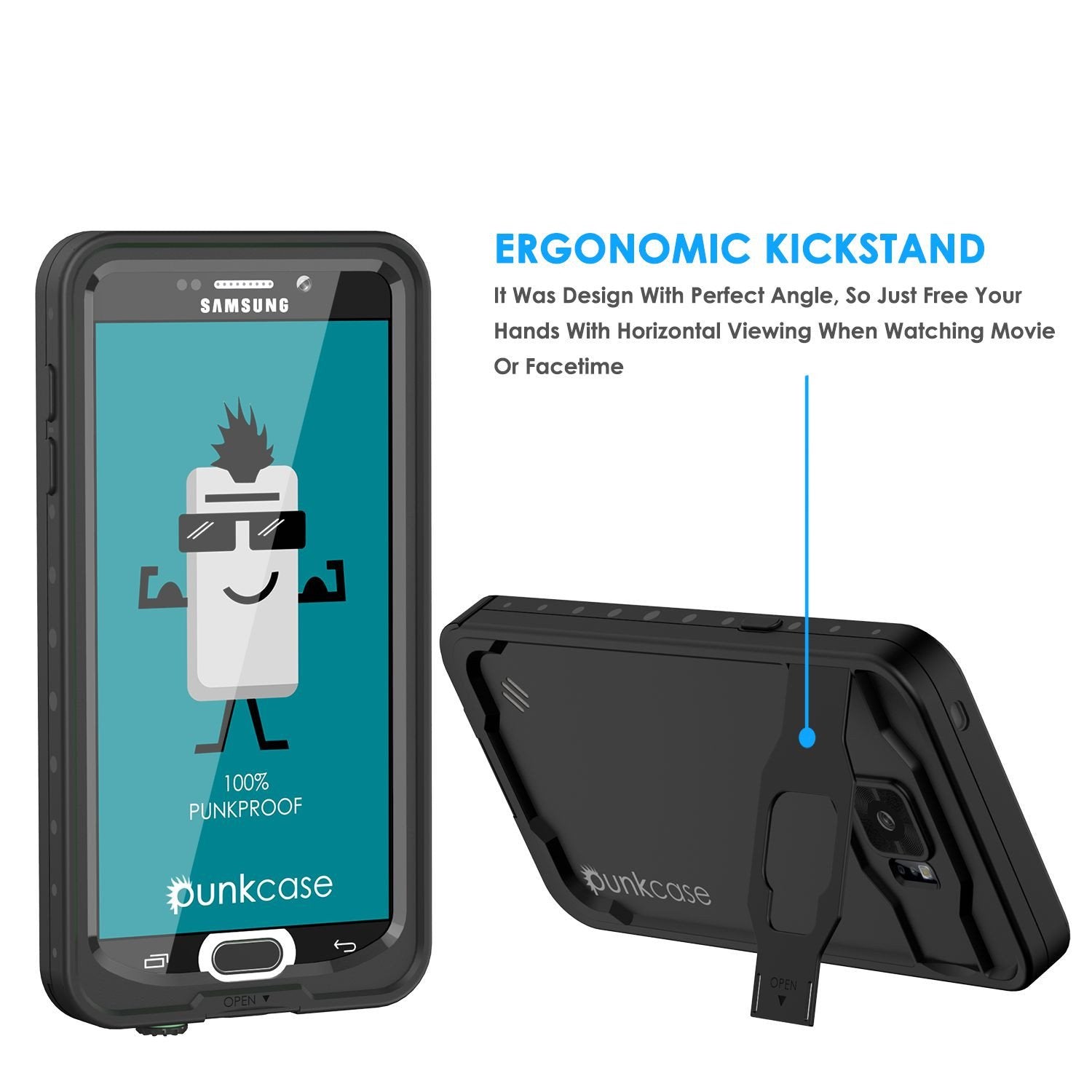 Galaxy Note 5 Waterproof Case, Punkcase StudStar Black Shock/Dirt/Snow Proof | Lifetime Warranty - PunkCase NZ