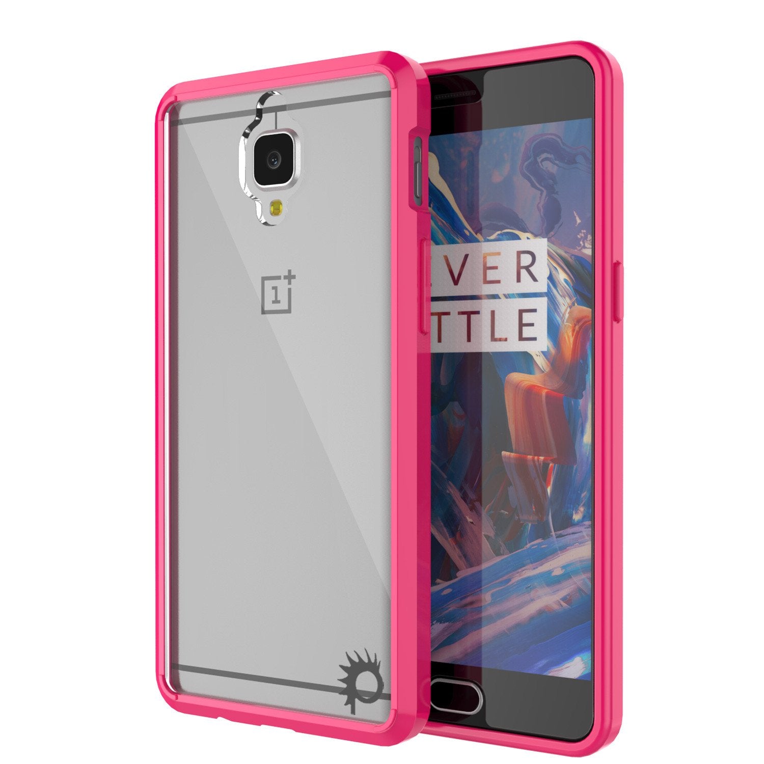 OnePlus 3 Case Punkcase® LUCID 2.0 Pink Series w/ SHIELD GLASS Lifetime Warranty Exchange