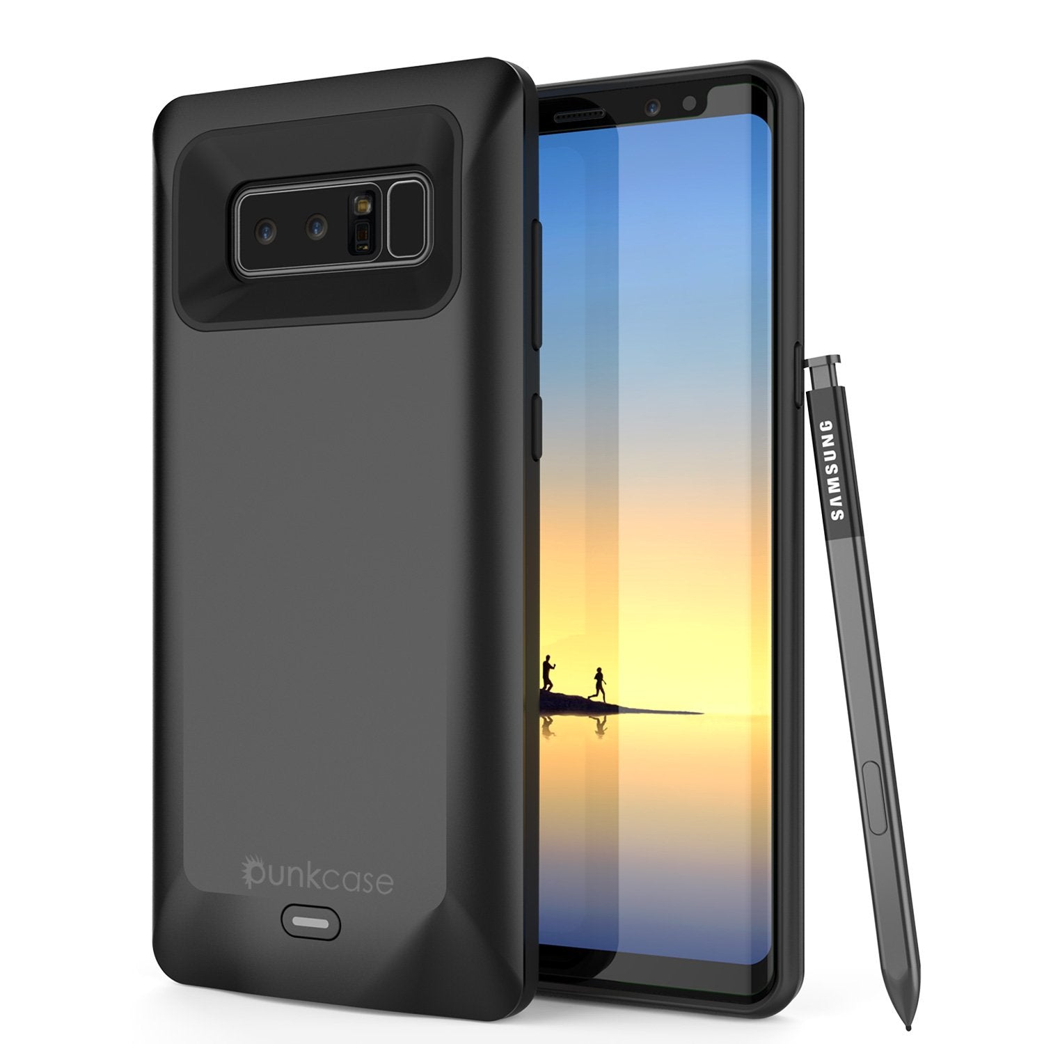 Galaxy Note 8 Battery Case, Punkcase 5000mAH Charger Case W/ Screen Protector | Integrated USB Port | IntelSwitch [Blue] - PunkCase NZ