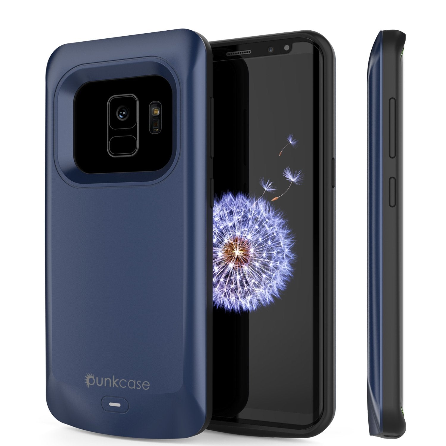 Galaxy S9 Battery Case, PunkJuice 5000mAH Fast Charging Power Bank W/ Screen Protector | Integrated USB Port | IntelSwitch | Slim, Secure and Reliable | Suitable for Samsung Galaxy S9 [Navy] - PunkCase NZ