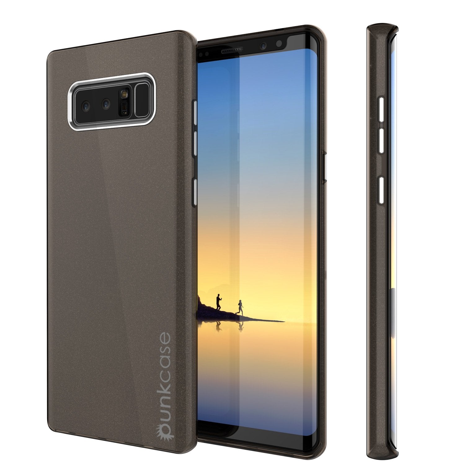 Galaxy Note 8 Case, Punkcase Galactic 2.0 Series Ultra Slim Protective Armor [Black/grey] - PunkCase NZ