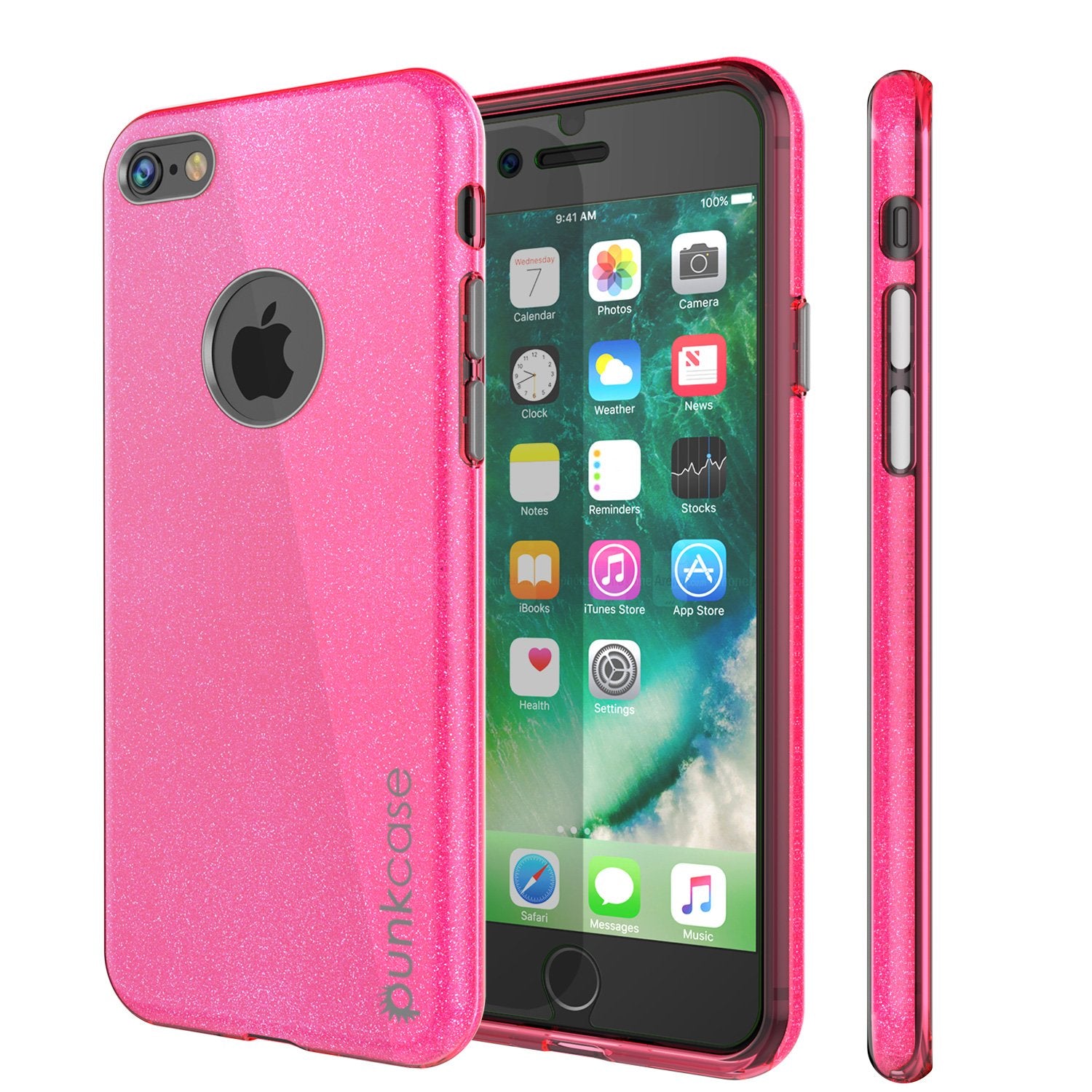 iPhone 8 Case, Punkcase Galactic 2.0 Series Ultra Slim Protective Armor TPU Cover [Pink] - PunkCase NZ