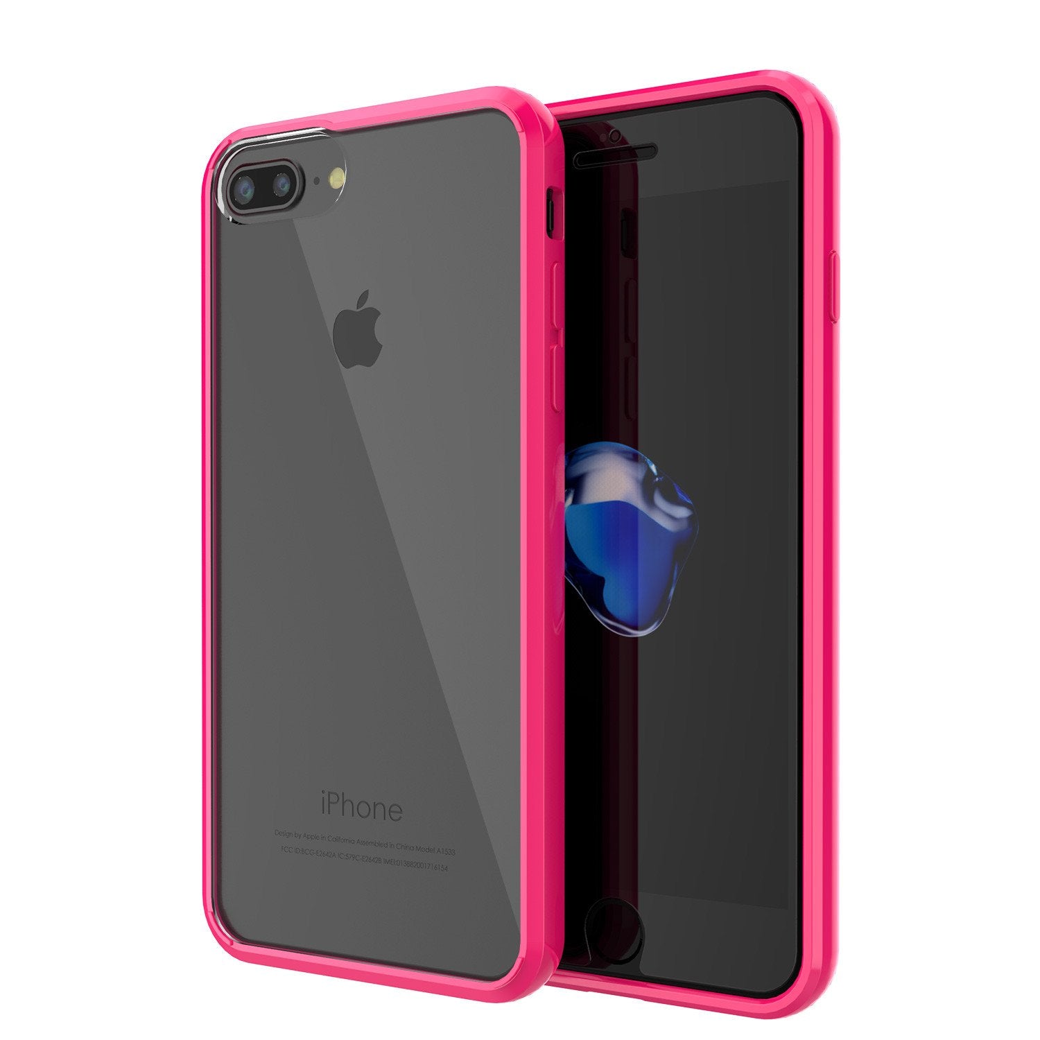 iPhone 7 Case Punkcase® LUCID 2.0 Pink Series w/ PUNK SHIELD Screen Protector | Ultra Fit