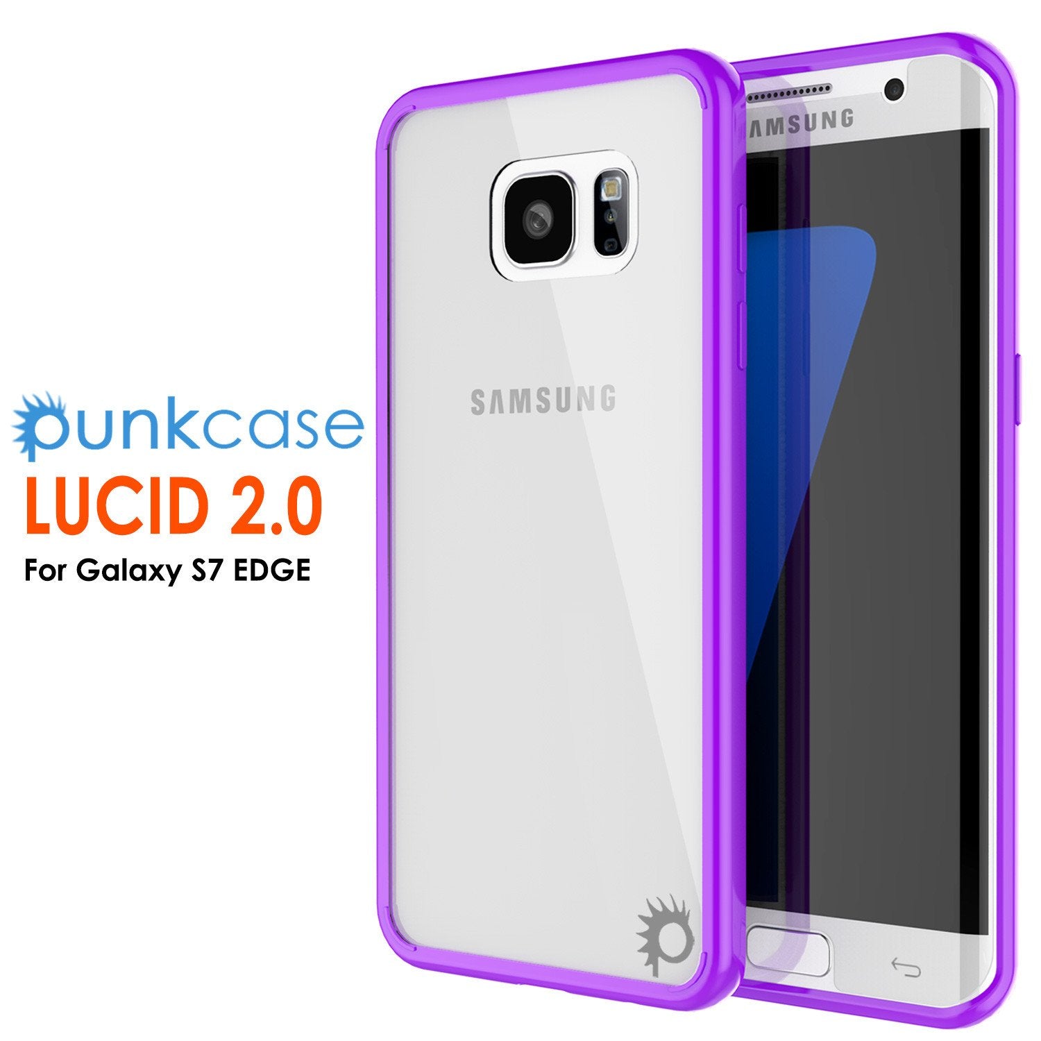 S7 Edge Case Punkcase® LUCID 2.0 Purple Series w/ PUNK SHIELD Screen Protector | Ultra Fit - PunkCase NZ