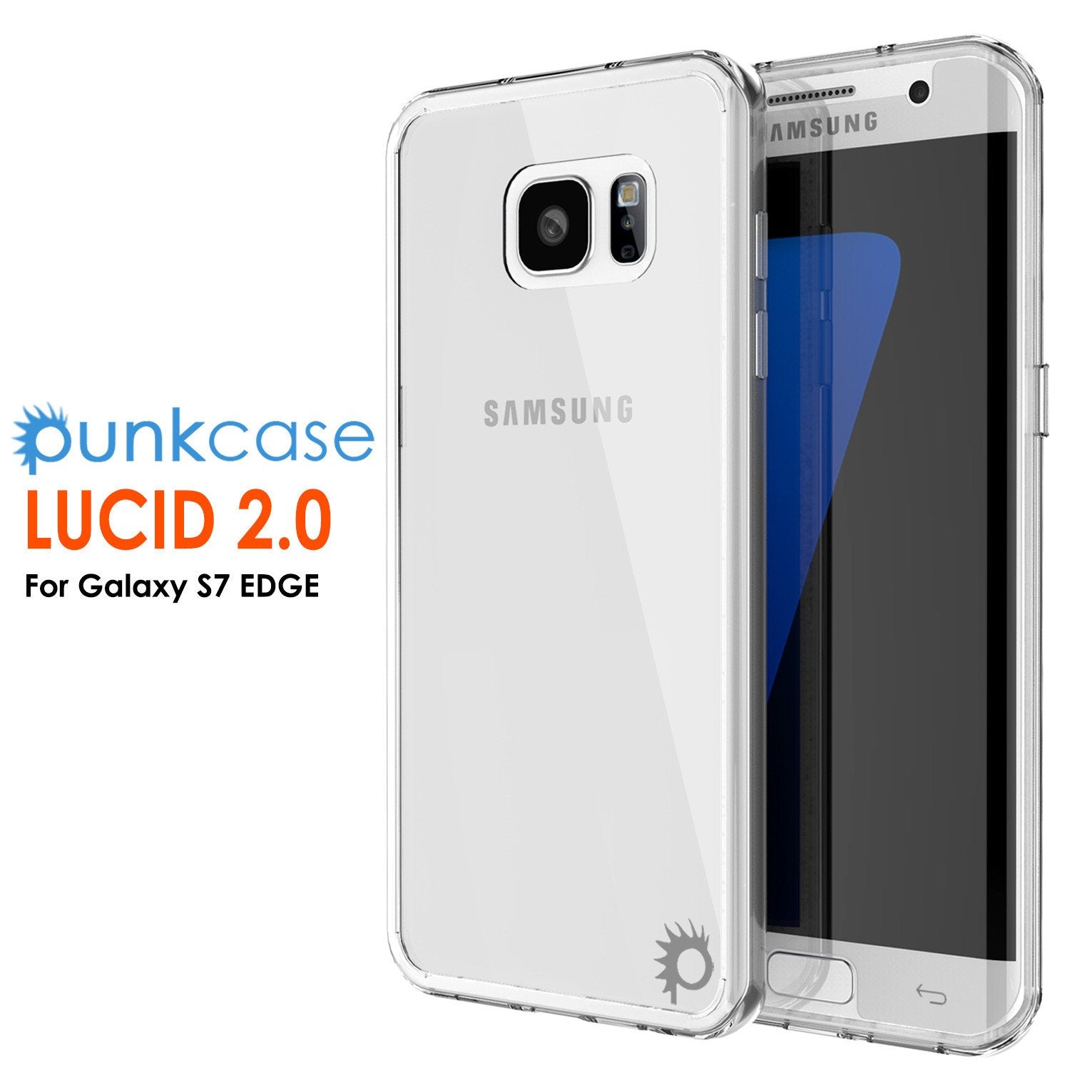 S7 Edge Case Punkcase® LUCID 2.0 Clear Series w/ PUNK SHIELD Screen Protector | Ultra Fit - PunkCase NZ