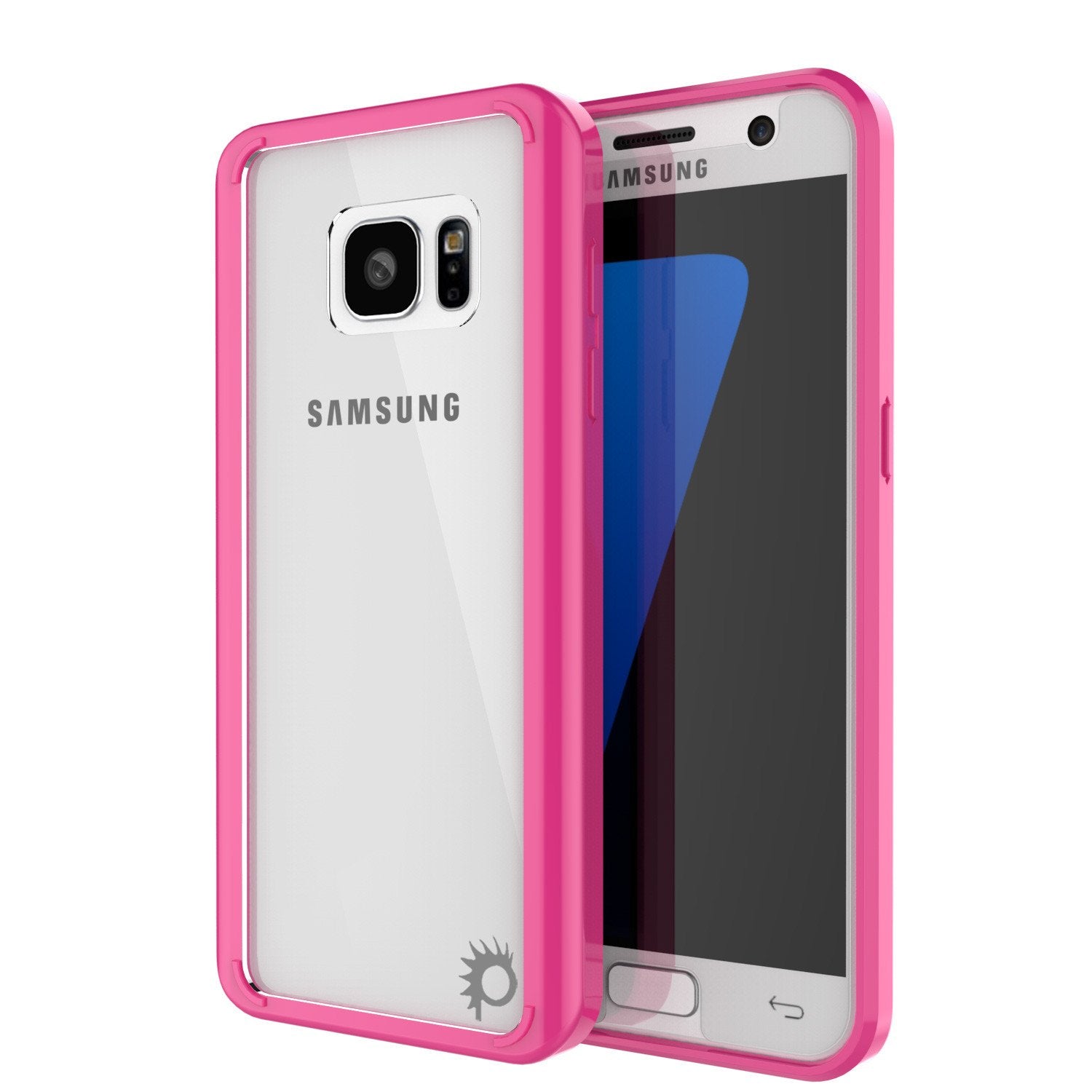 S7 Case Punkcase® LUCID 2.0 Pink Series w/ PUNK SHIELD Glass Screen Protector | Ultra Fit - PunkCase NZ