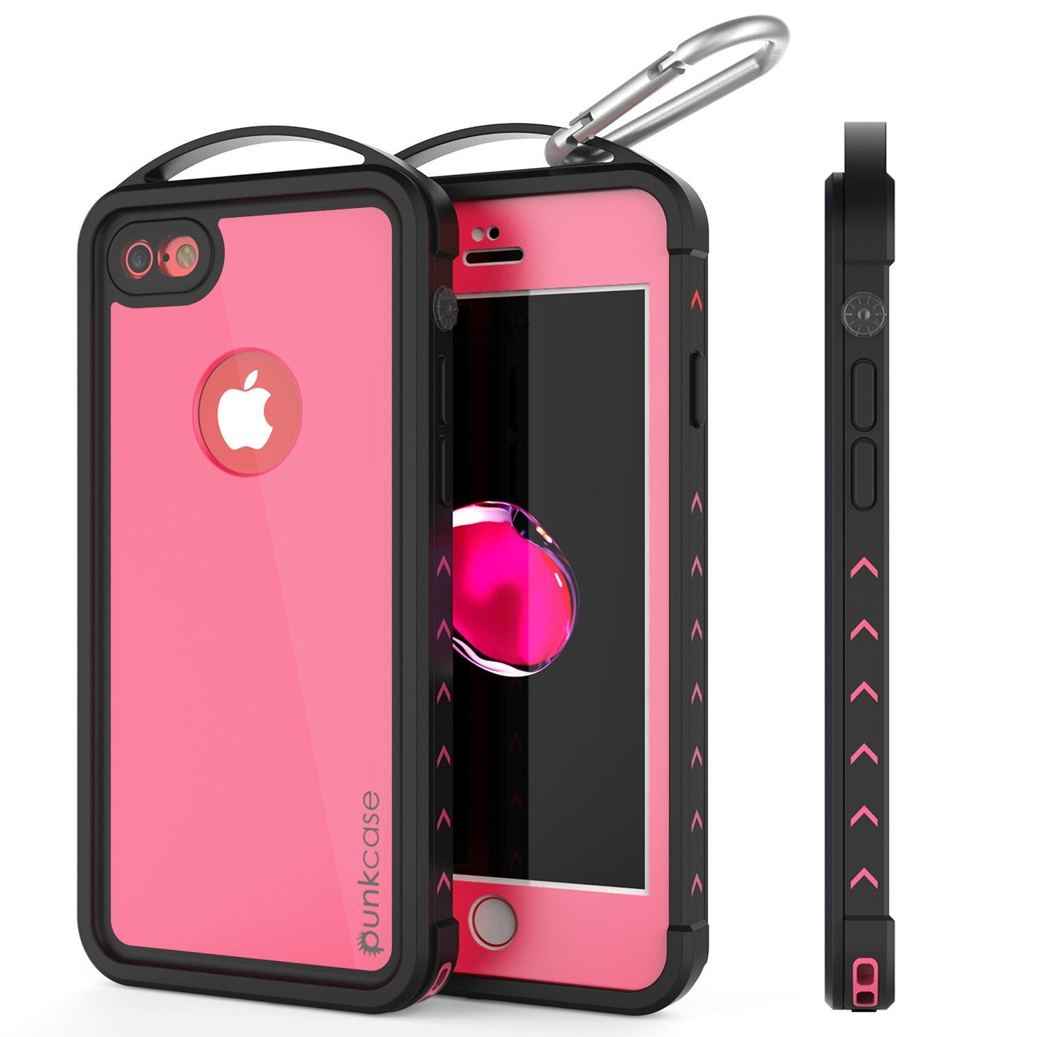 iPhone 7 Waterproof Case, Punkcase ALPINE Series, Pink | Heavy Duty Armor Cover - PunkCase NZ