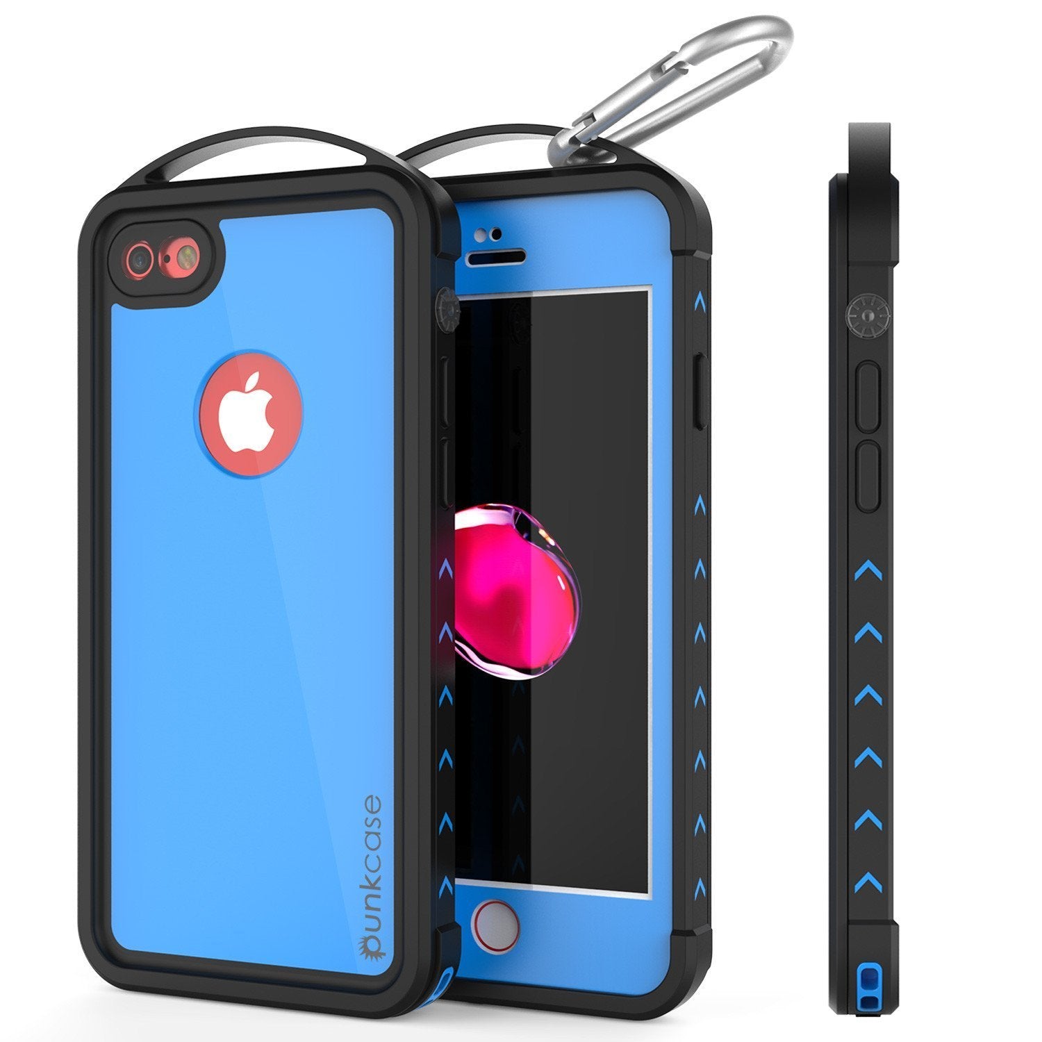 iPhone SE (4.7") Waterproof Case, Punkcase ALPINE Series, Light Blue | Heavy Duty Armor Cover