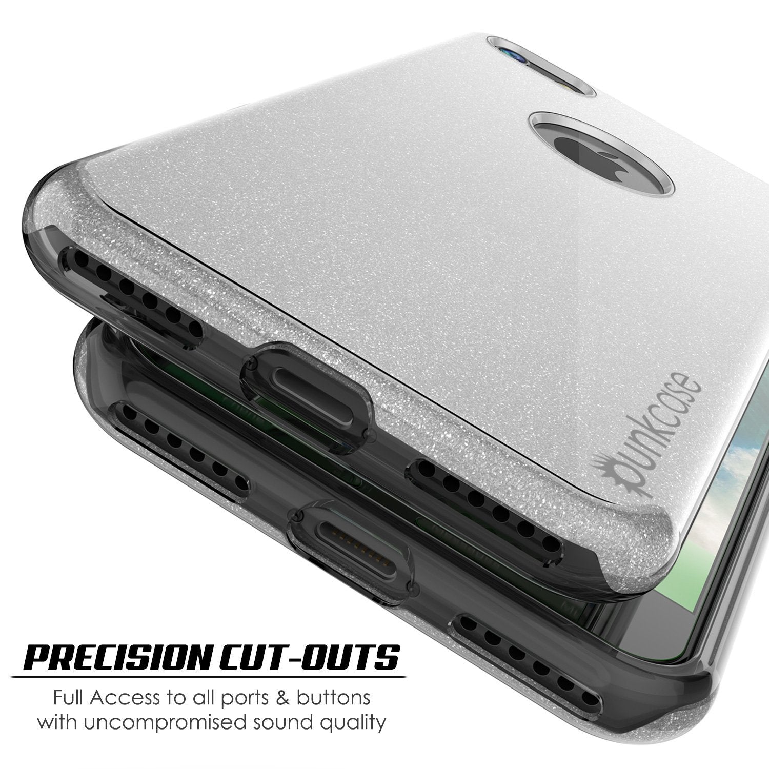 iPhone SE (4.7") Case, Punkcase Galactic 2.0 Series Ultra Slim Protective Armor TPU Cover [Silver]
