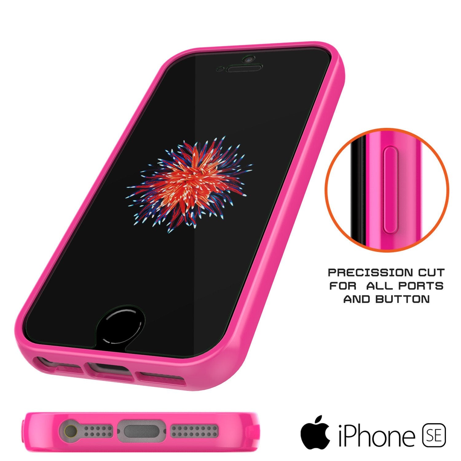 iPhone SE/5S/5 Case Punkcase® LUCID 2.0 Pink Series w/ PUNK SHIELD Screen Protector | Ultra Fit - PunkCase NZ