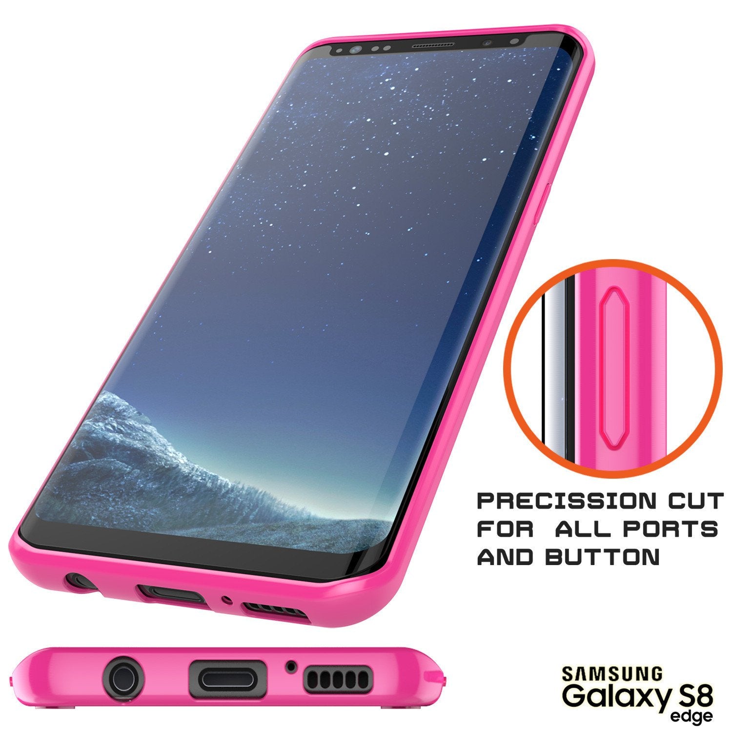 S8 Case Punkcase® LUCID 2.0 Pink Series w/ PUNK SHIELD Screen Protector | Ultra Fit - PunkCase NZ
